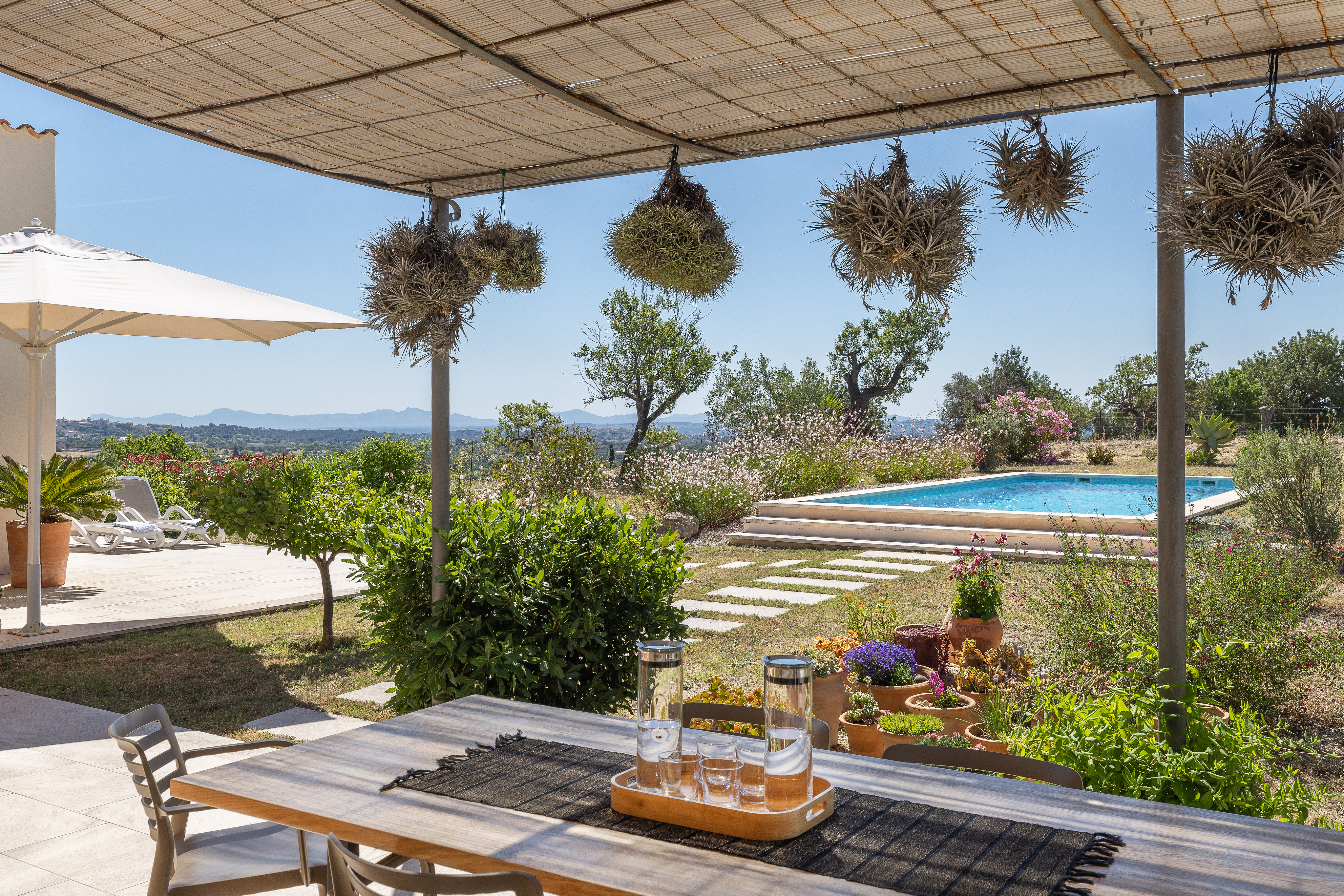 Mediterranean Finca in Moscari with pool, guest studio, and a unique 360° panorama