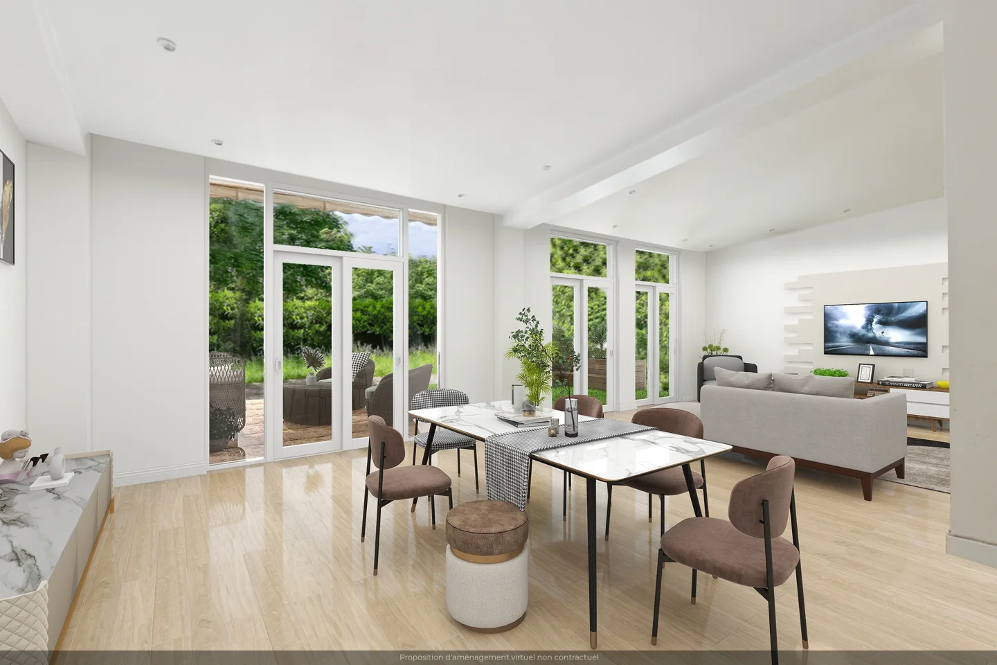Neuilly/Barrès - Appartement de 229 m² avec jardin