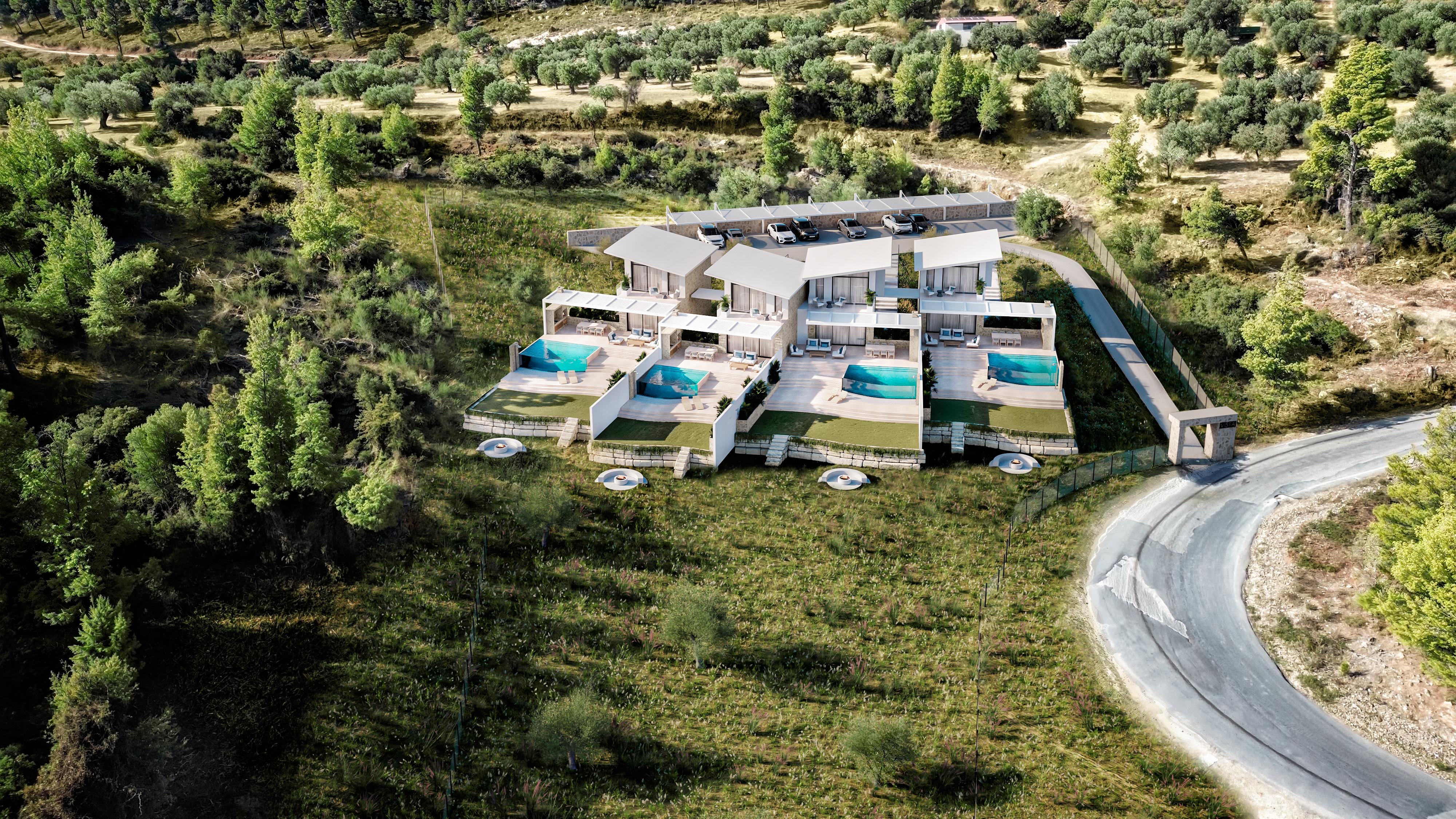 Exclusive luxury villa with private pool near the beach in Paliouri