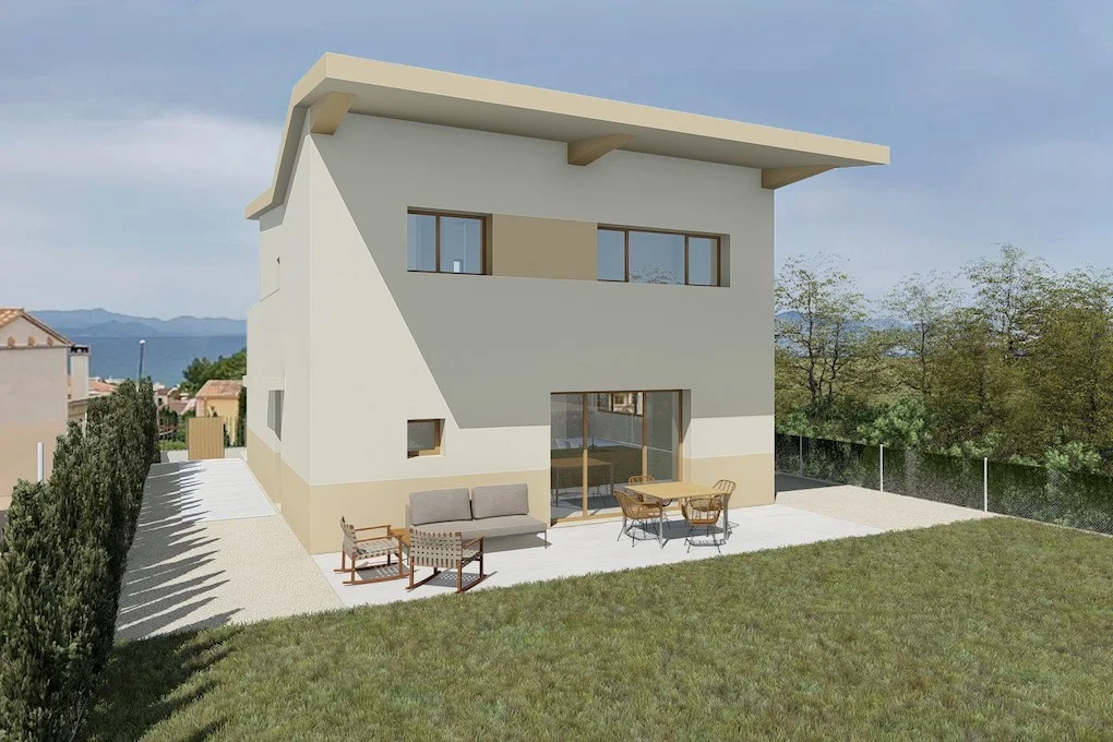 Plot with project and partial structure in Colónia St. Pere