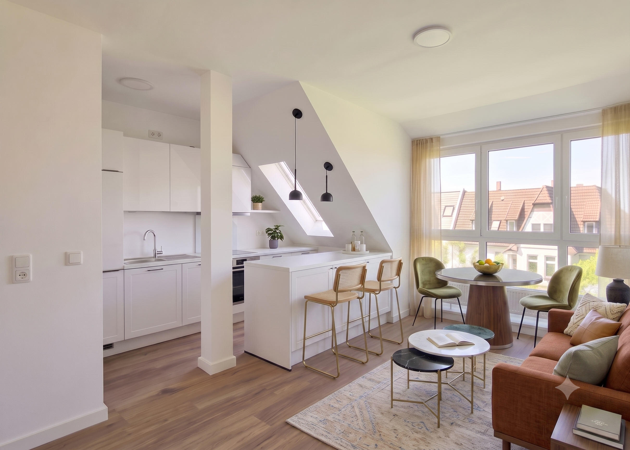 Architektonisches Highlight: Loft-Feeling auf zwei Etagen mit Weitblick
