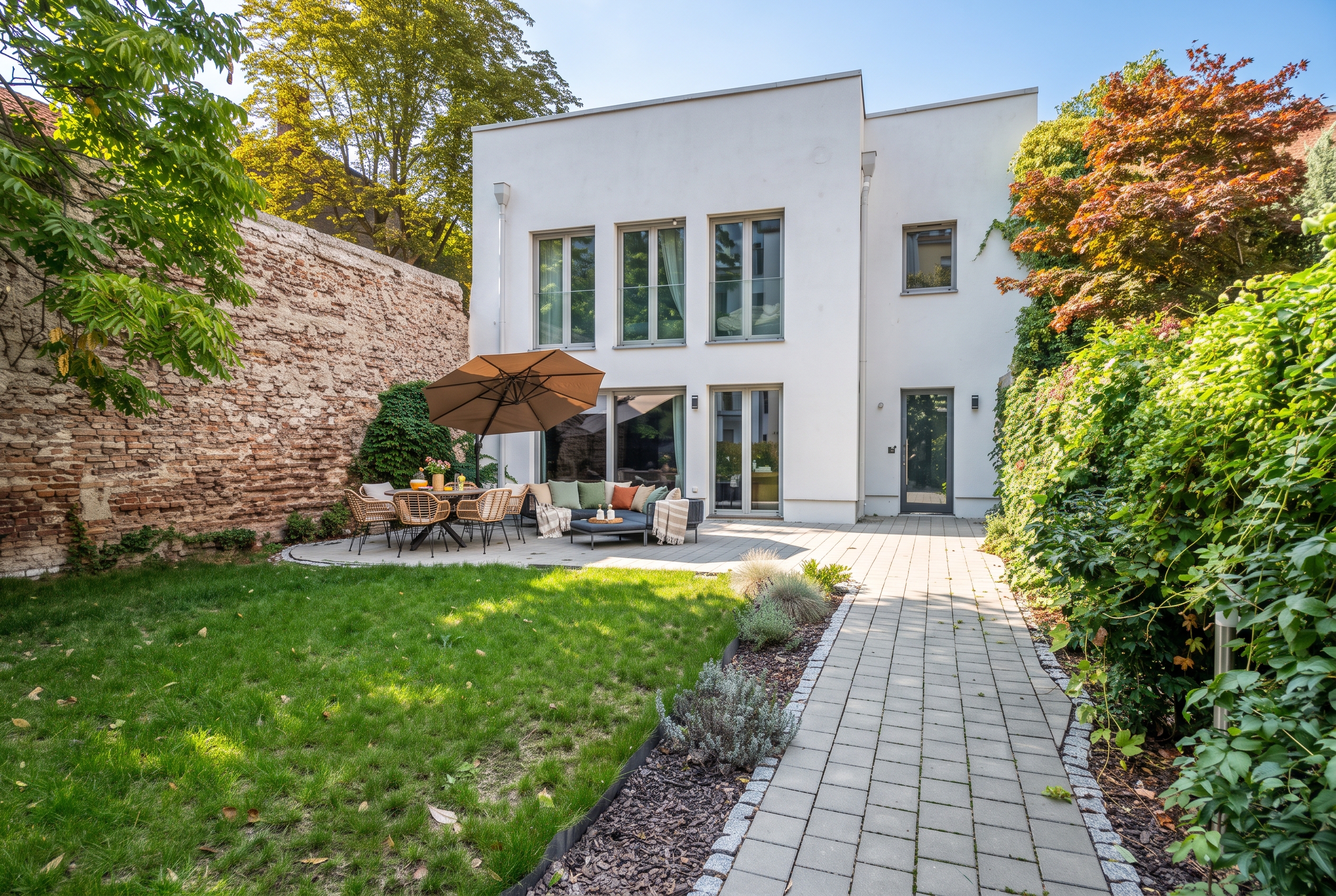 Charming Garden Remise in Top Berlin-Mitte Location [AI-modified]