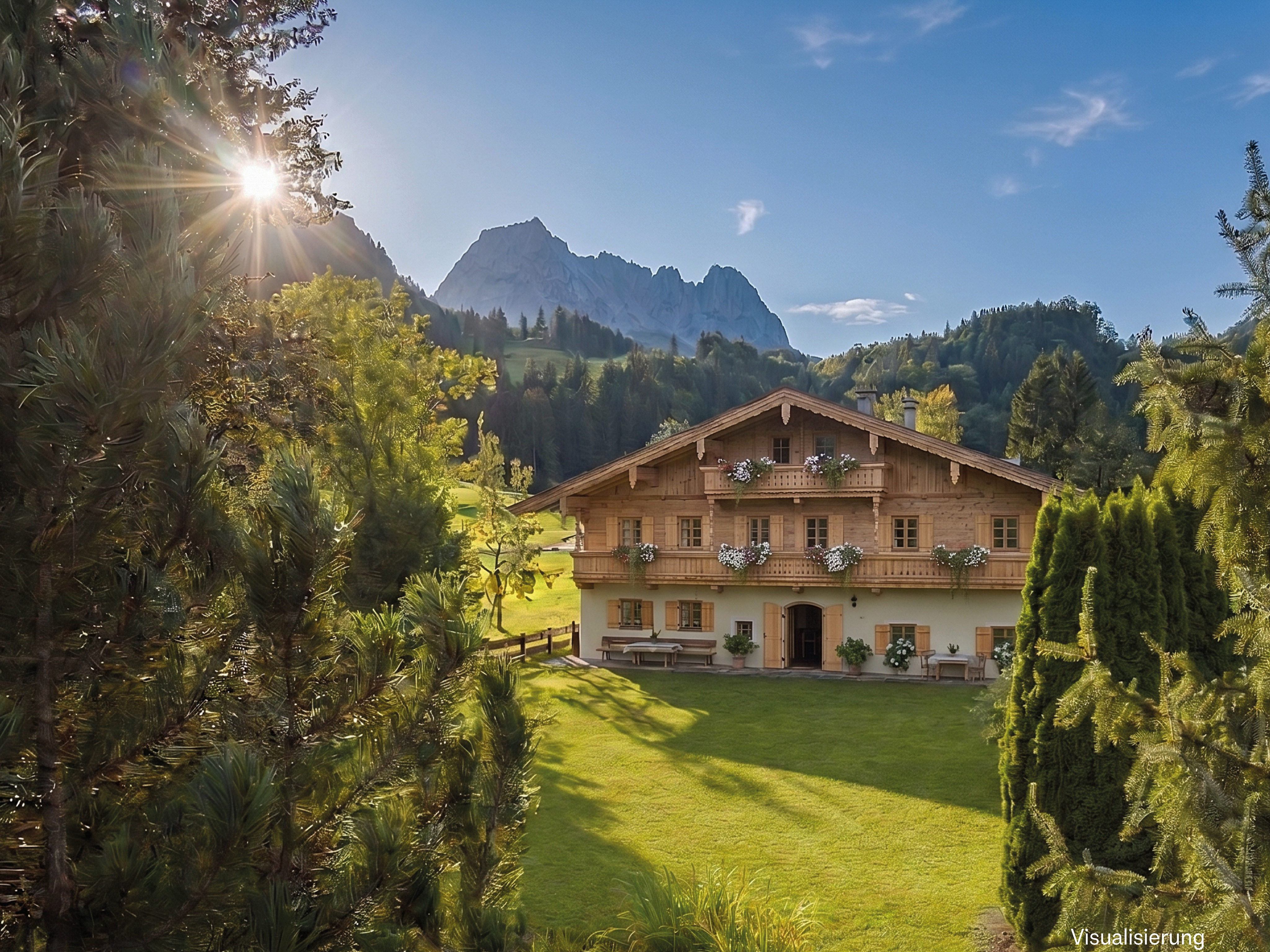 Alpine idyll with charm – Historic country estate in a dreamlike alpine setting