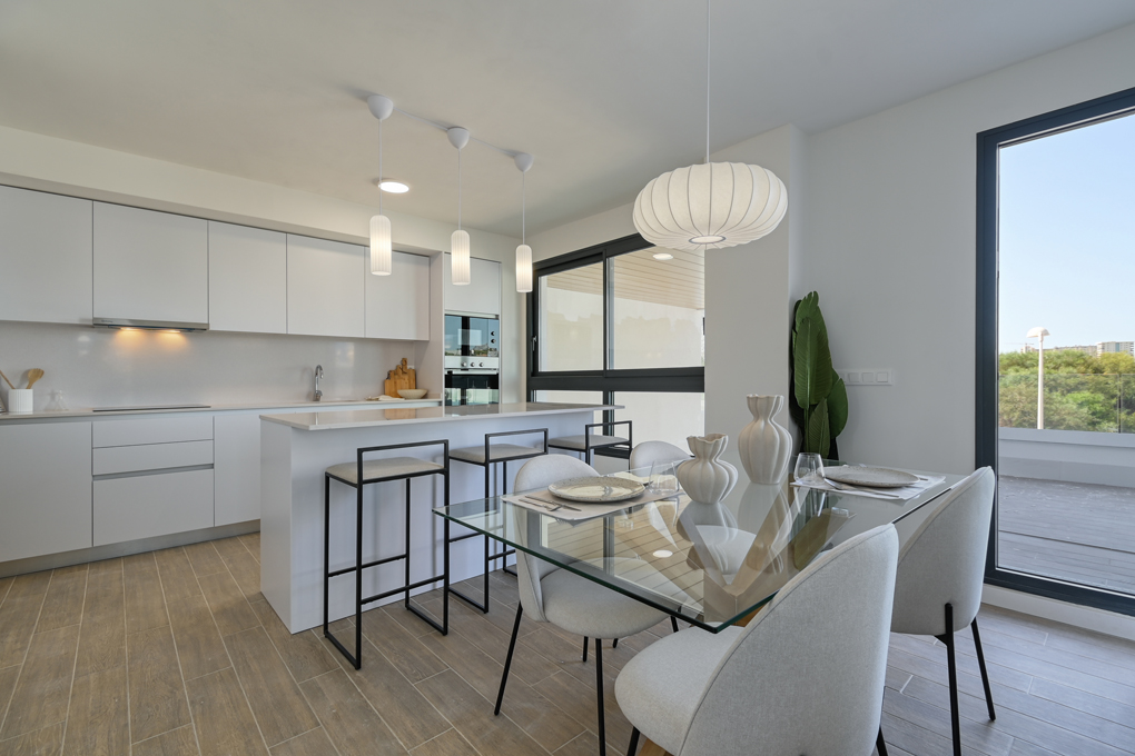 New-build penthouse 600m from the sea in Calpe