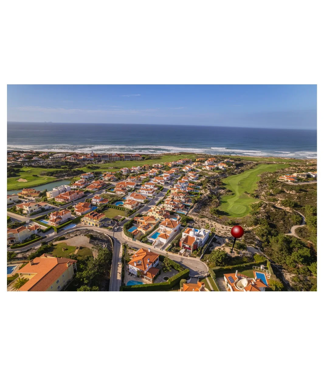Seize the Ultimate Ocean-View Paradise on the 17th Fairway At Praia d'El Rey . Plot With Approved Project by the Council