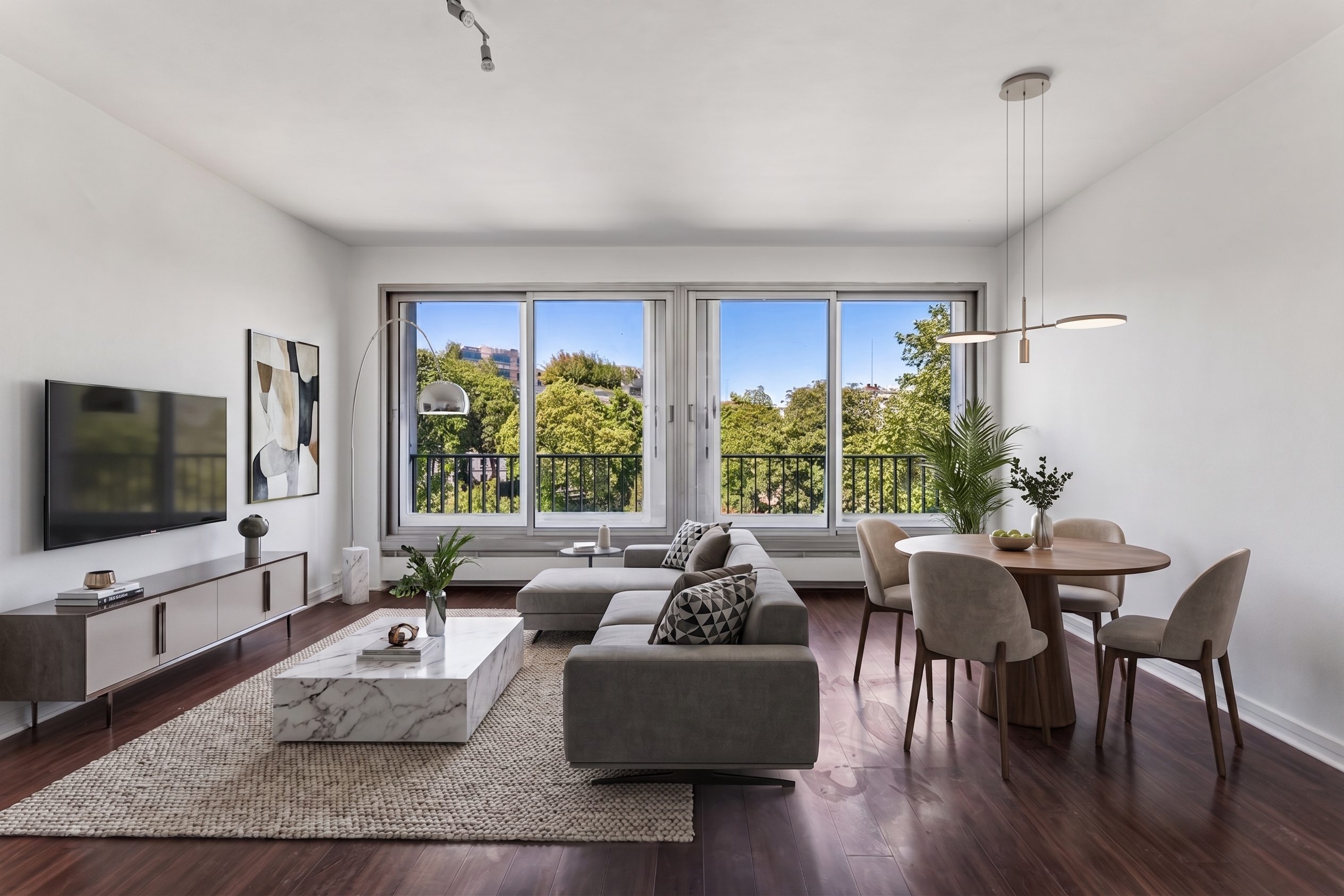 Bright studio - Avenue de Friedland - Unobstructed view