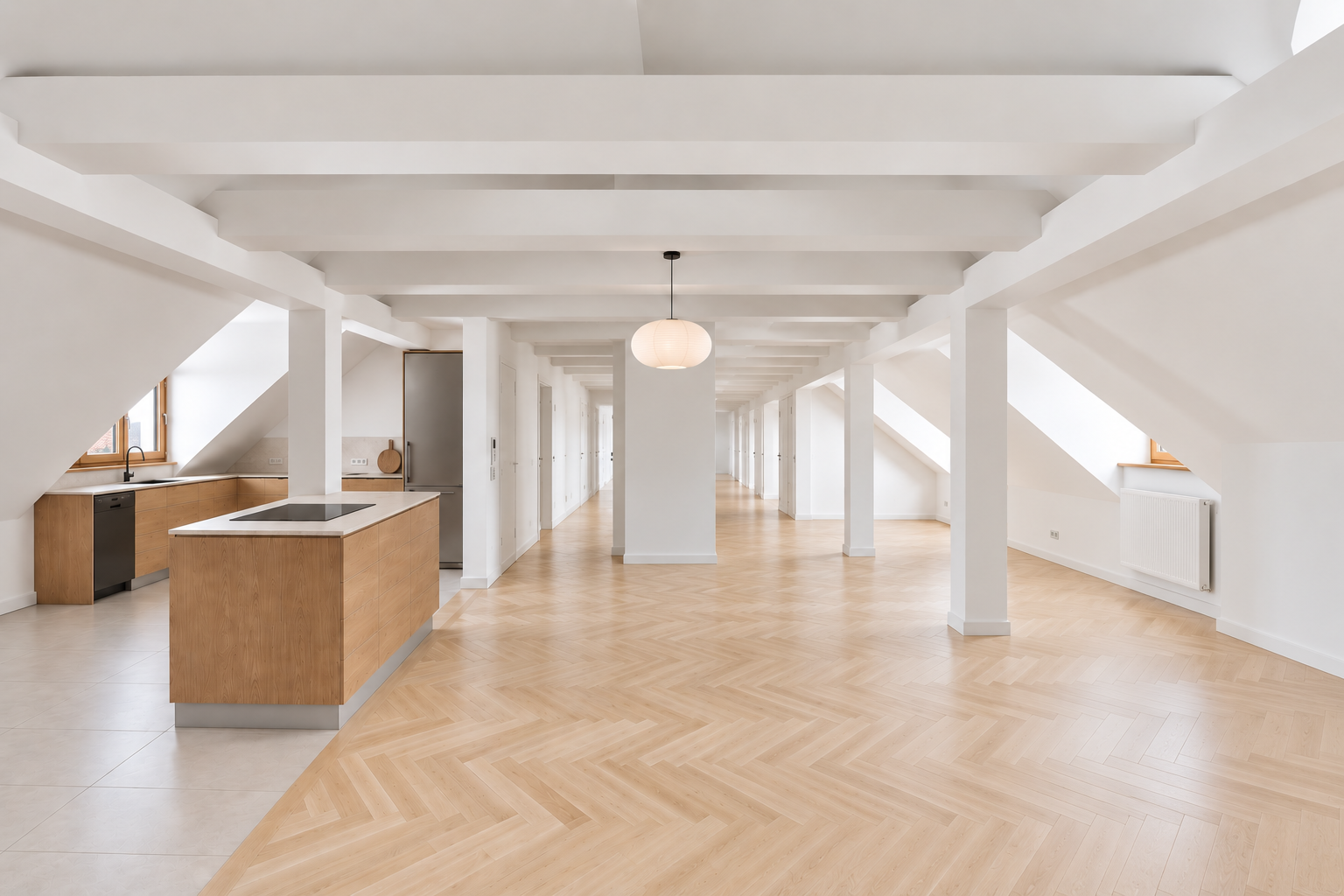 Exclusive top-floor gem in the heart of Maxvorstadt