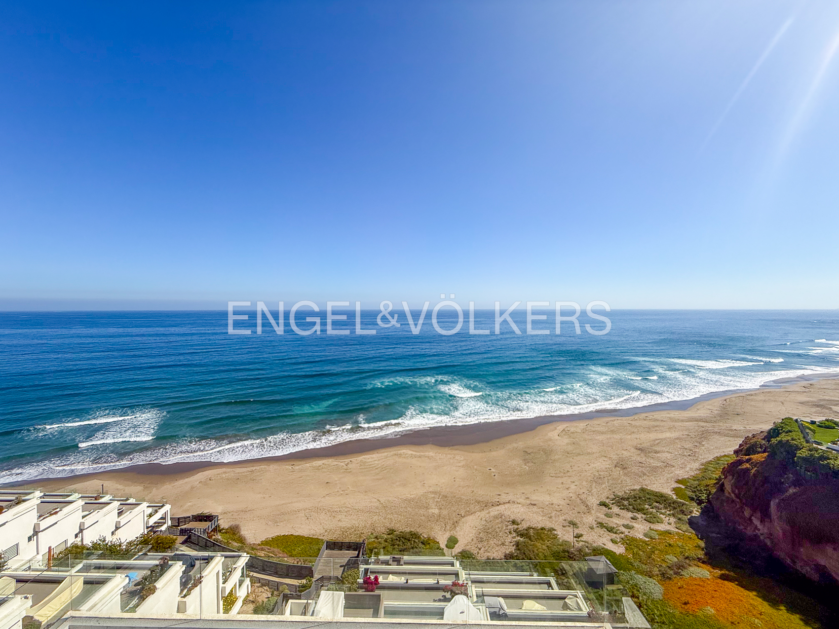 Departamento con increíble vista al mar y bajada a la playa en Maitencillo