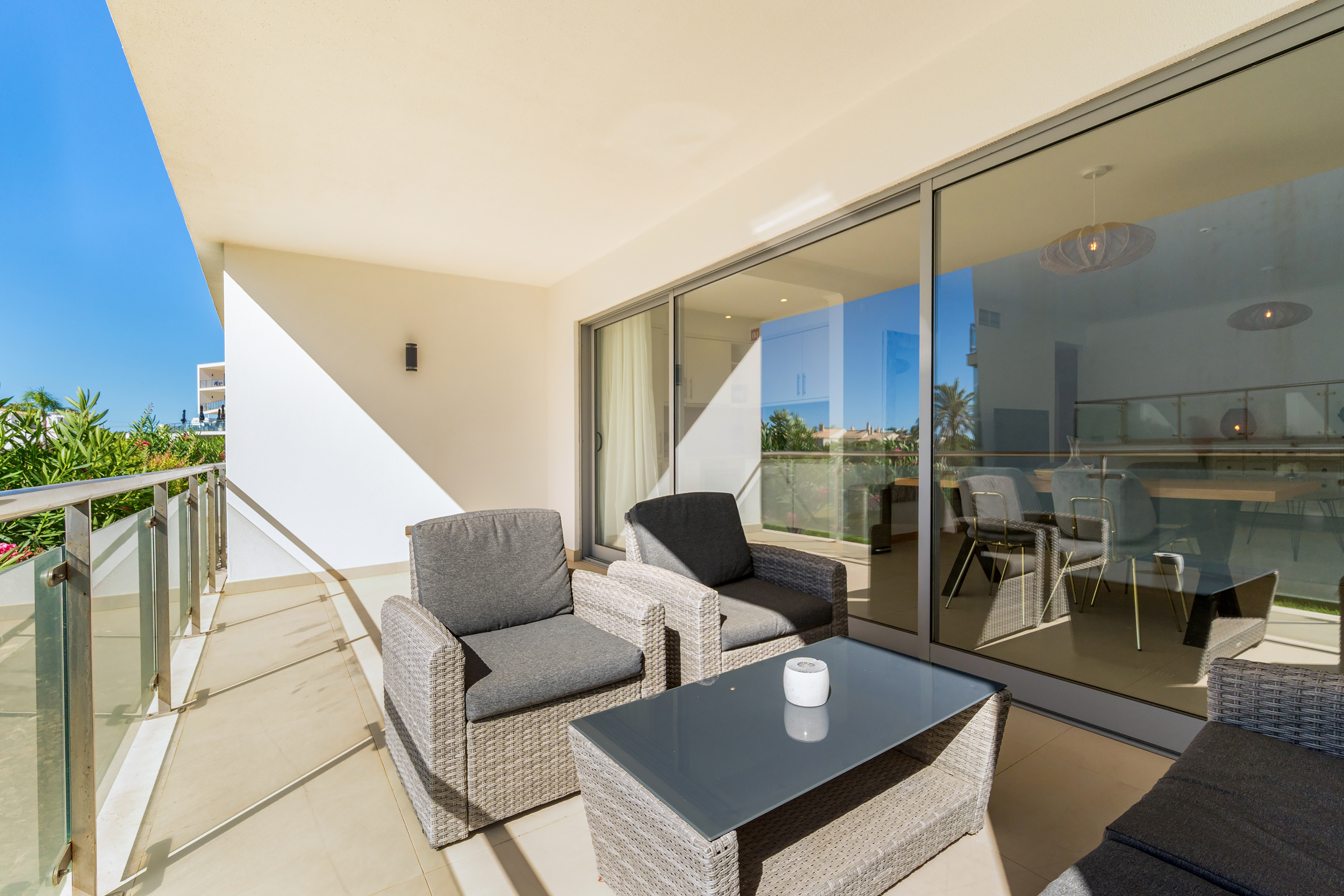 Moderne Wohnung, 600 m vom Strand entfernt