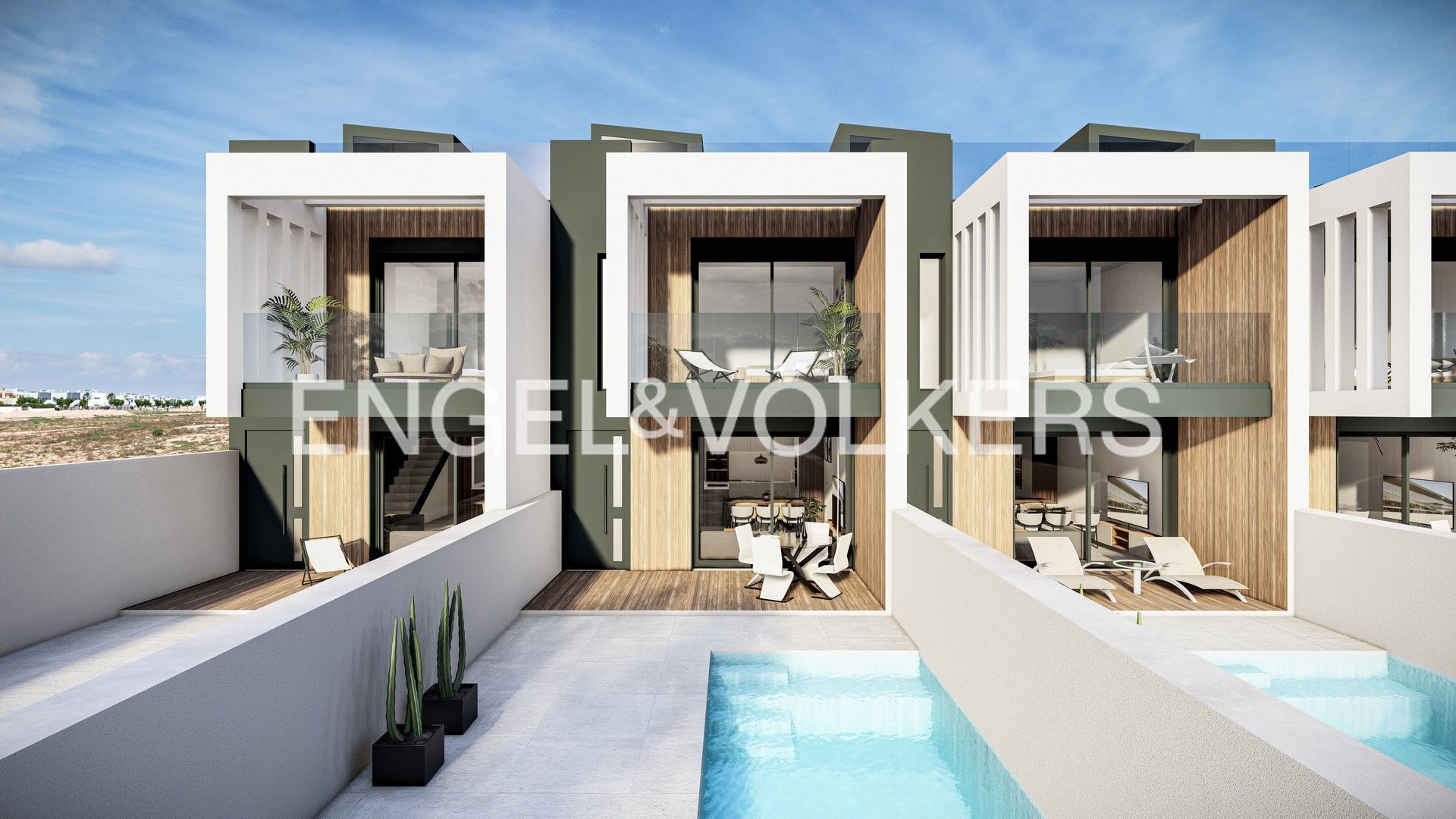 Modern new-build chalet with Terrace and Pool in Pilar de la Horadada, Costa Blanca