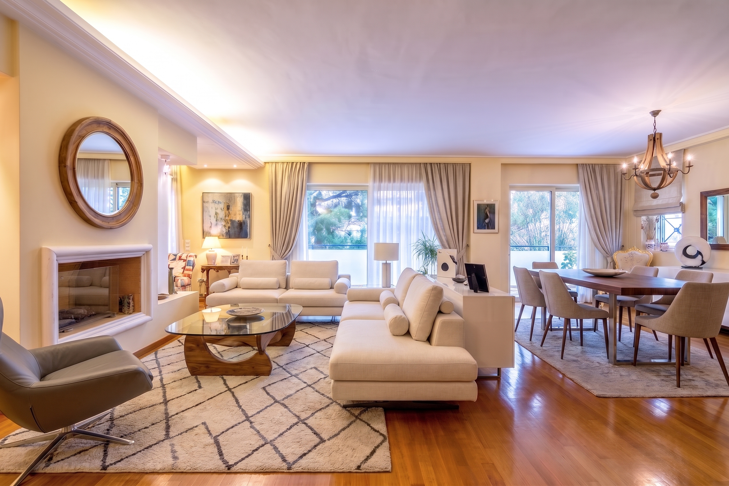 Excellent 248 sq.m. apartment in Nea Erythrea [AI-modified]