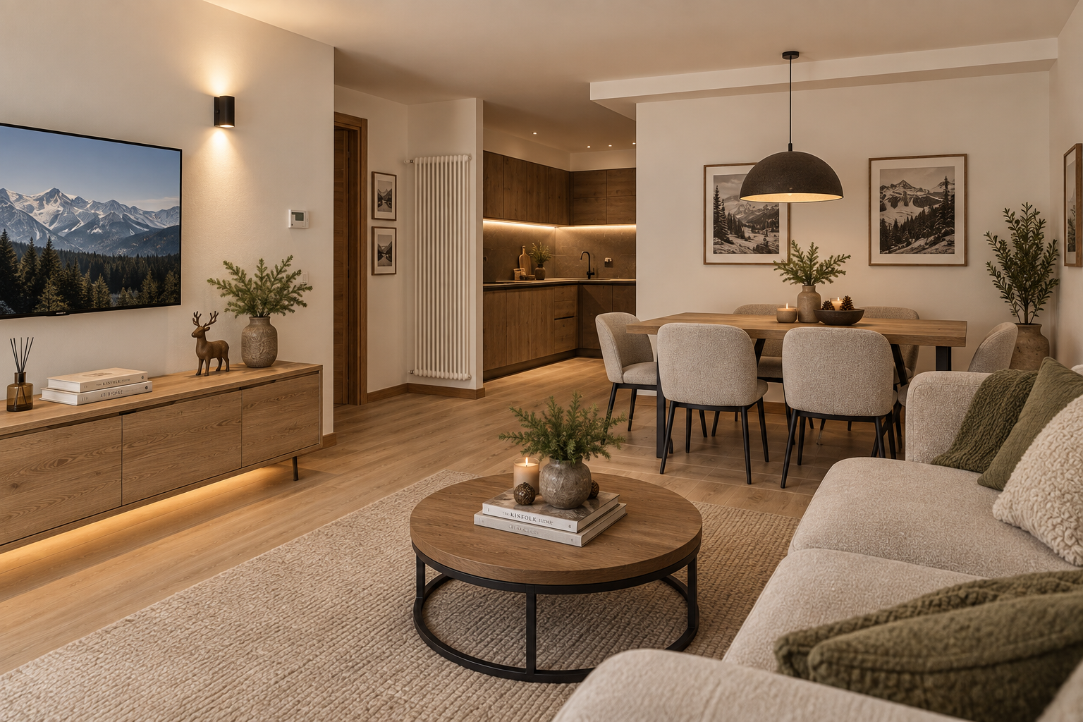 Modern pied-à-terre in Piazzale Europa [Modifié par IA]
