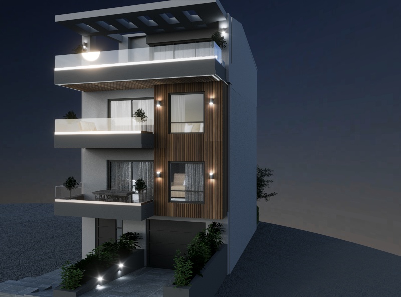Modern 3-bedroom duplex in Pylaia