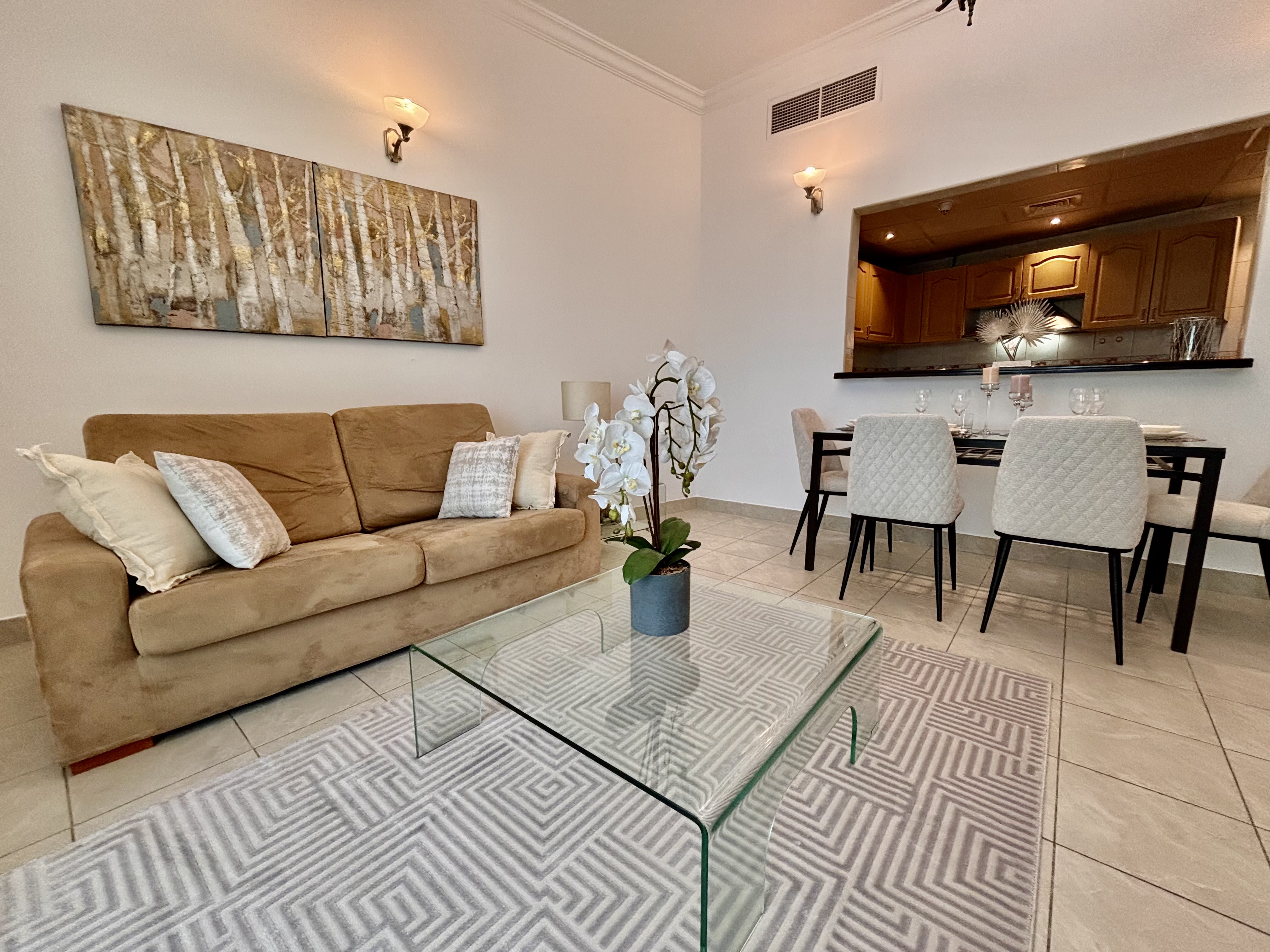 Furnished | Low Floor | Large Balcony | Cozy