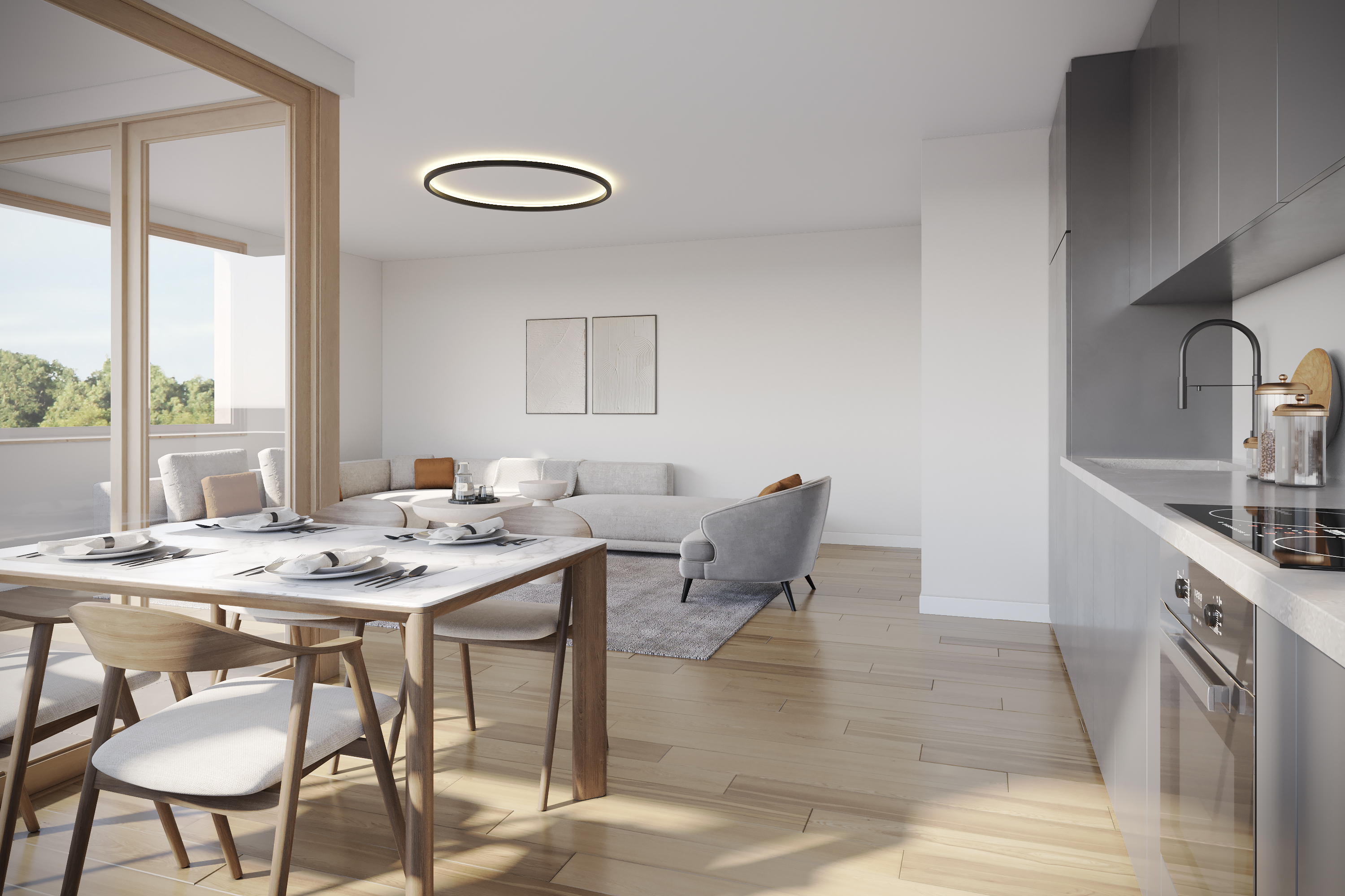 Top 5 - Moderne 3-Zimmer-Wohnung mit Westterrasse!
