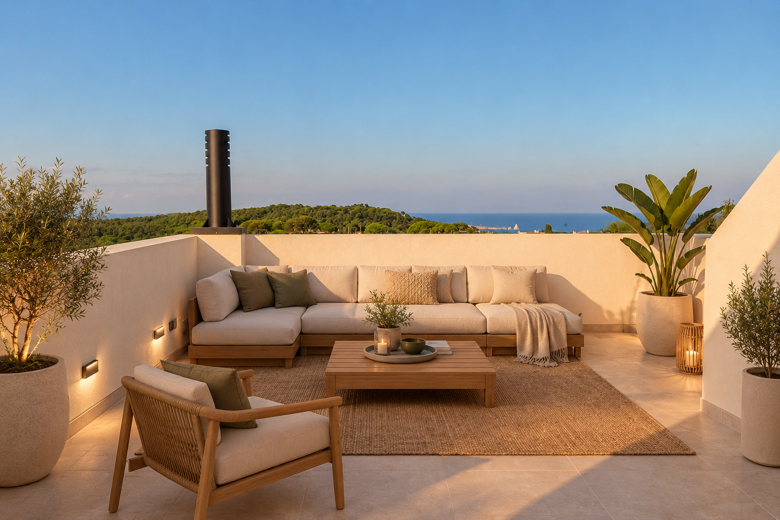Exclusiva vivienda con vistas al mar y a Begur [Modificado por IA]