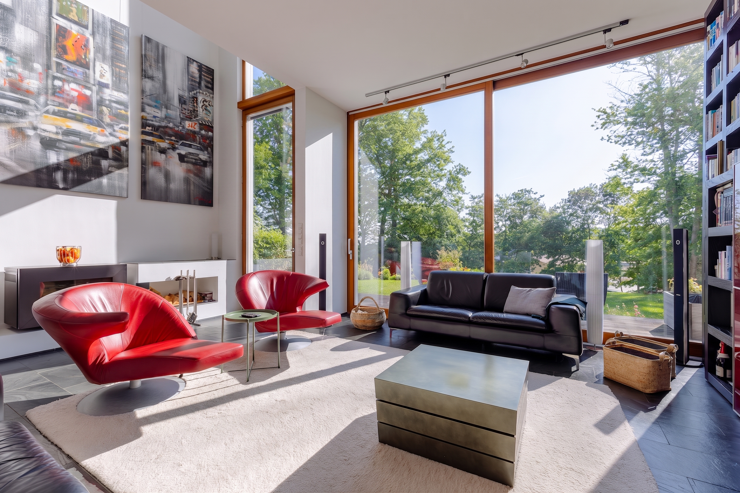 Award-winning architecture in a park-side location [AI-modified]