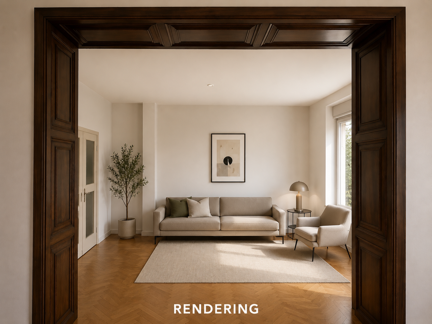 Residenza panoramica con doppia unità abitativa.