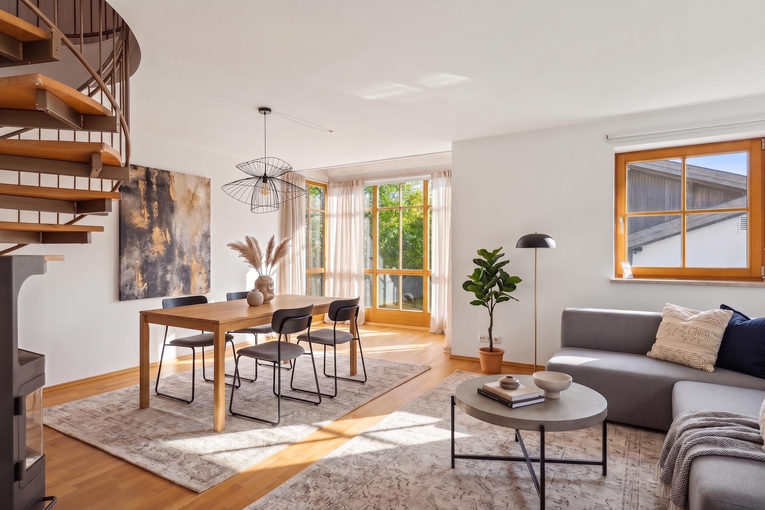 Exclusive duplex apartment with stunning mountain views in Lenggries