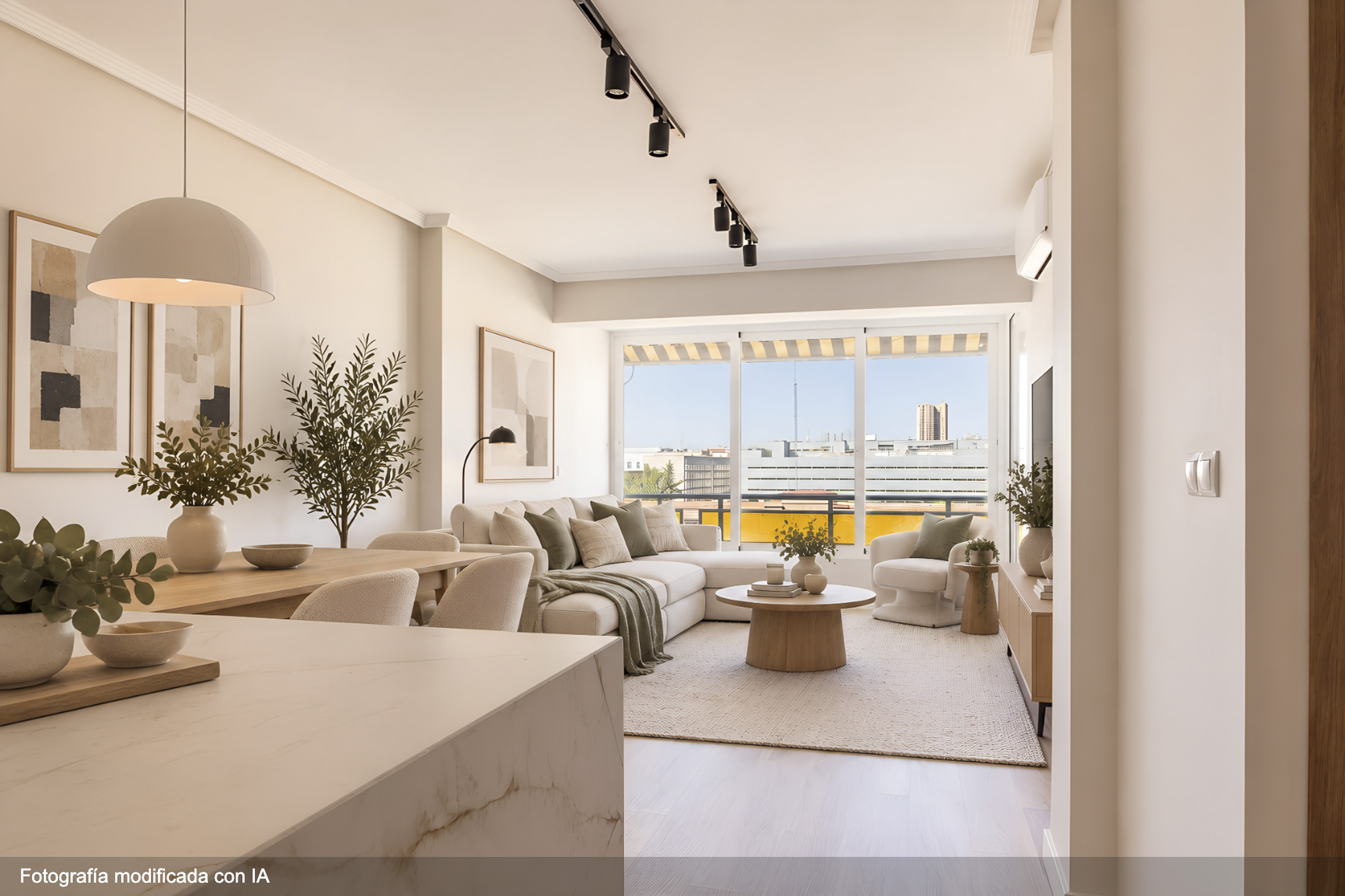 Renovated apartment with panoramic views