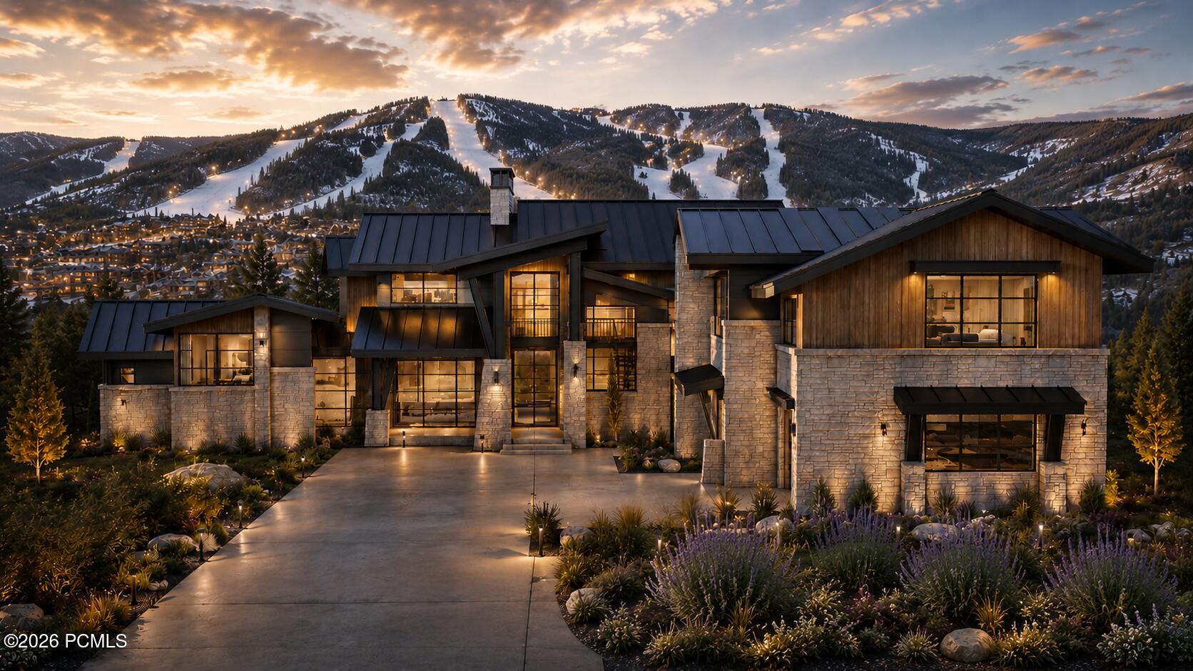A Private Mountain Retreat with Views of the Wasatch Range