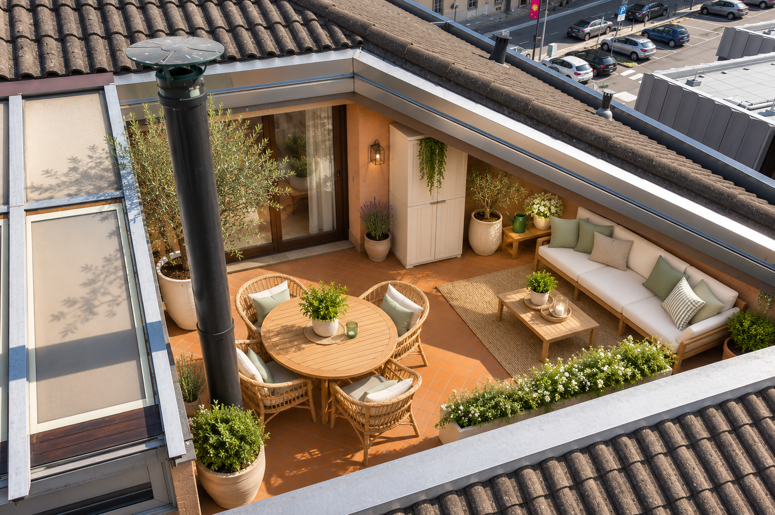 Spacious duplex penthouse in the Legnarello area