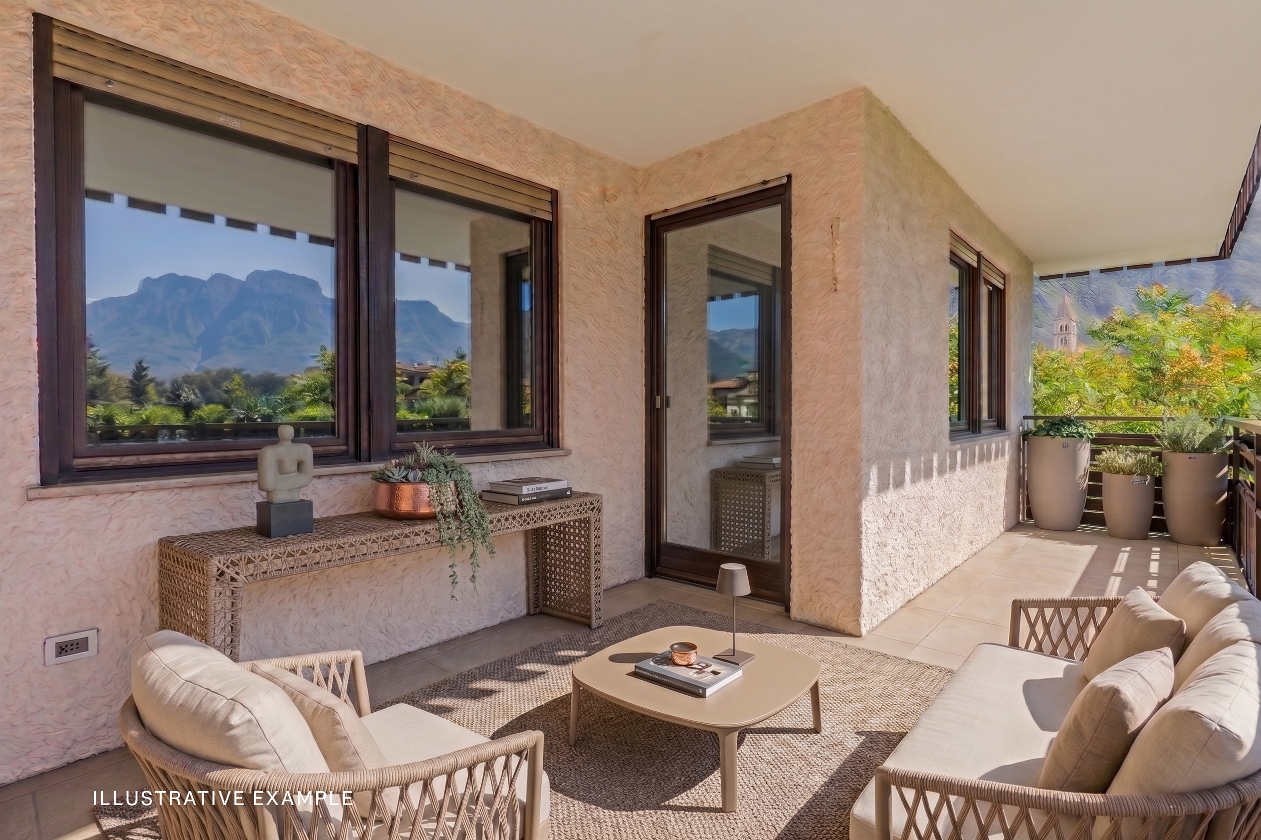 Bright apartment with panoramic views in an exclusive location