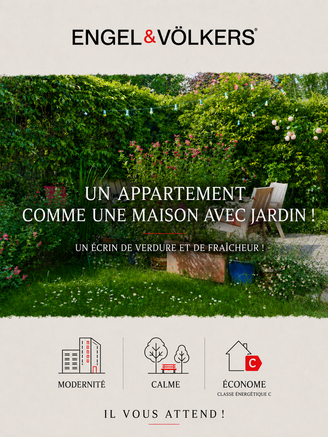 Paris 10e : Appartement ou Maison Jardin ? Appart. 74 m2 & 102m2 de Jardin proche Canal St Martin