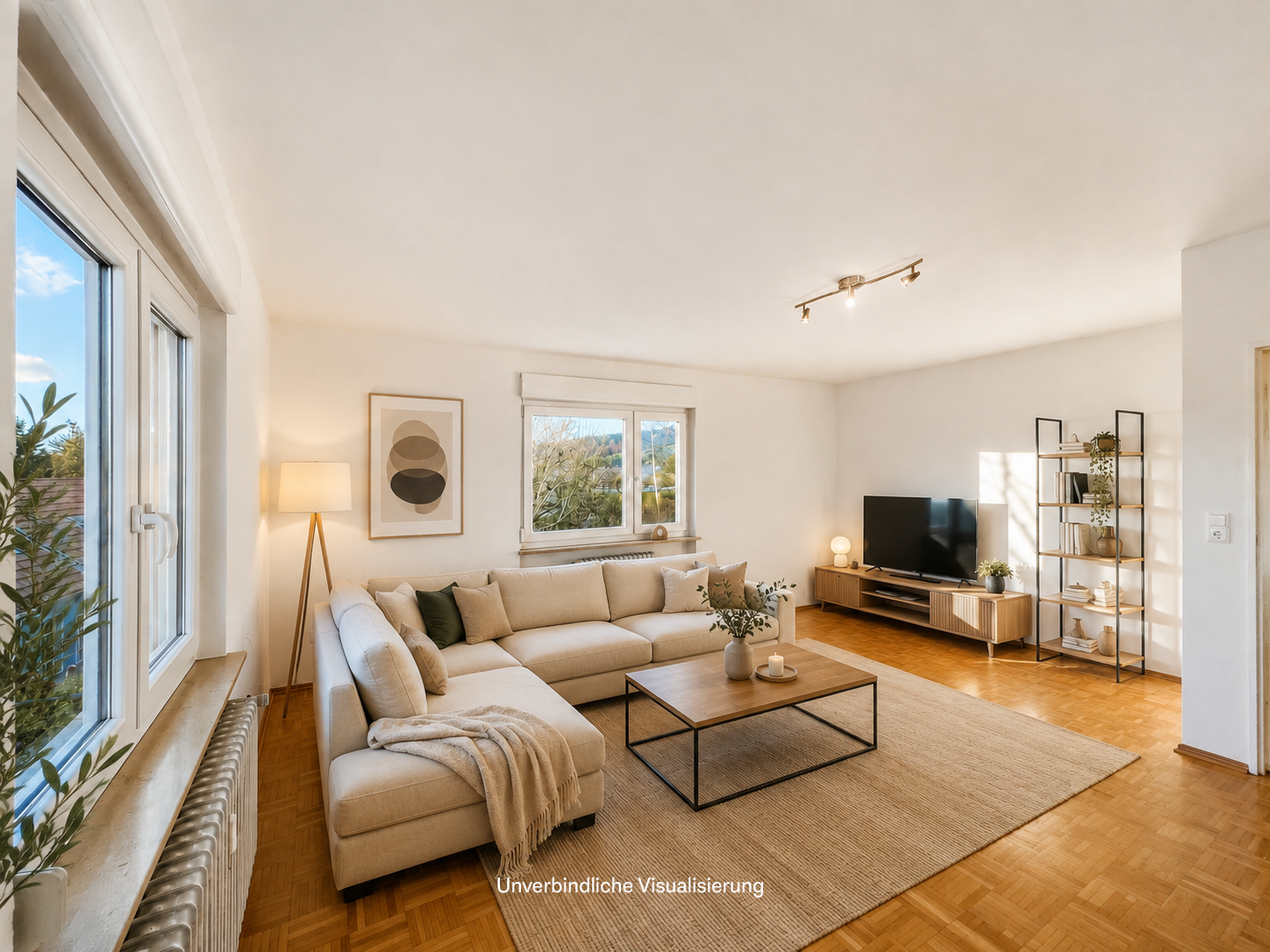 Lichtdurchflutete 4-Zimmer-Wohnung in idyllischer Lage von Heiligenberg