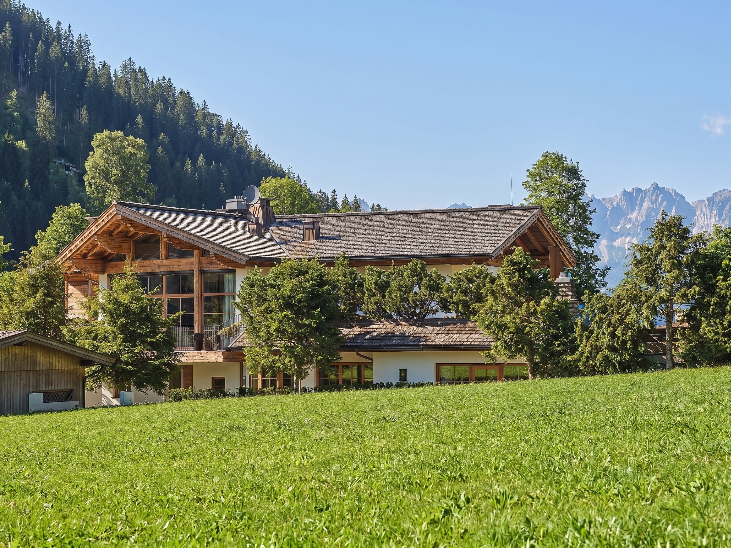 Unique luxury designer chalet in panoramic location | Aurach near Kitzbühel