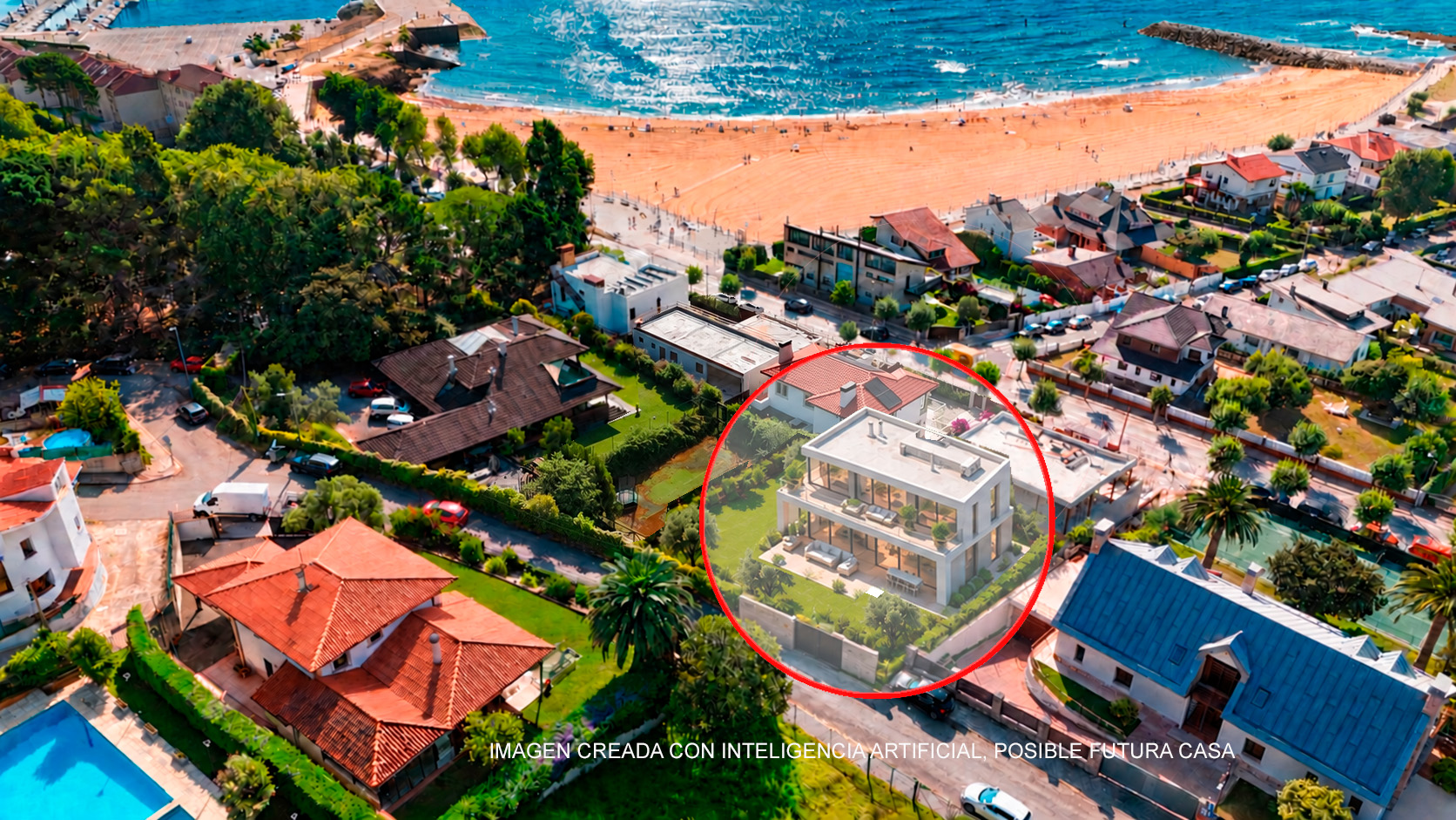Buildable plot overlooking Luanco Beach