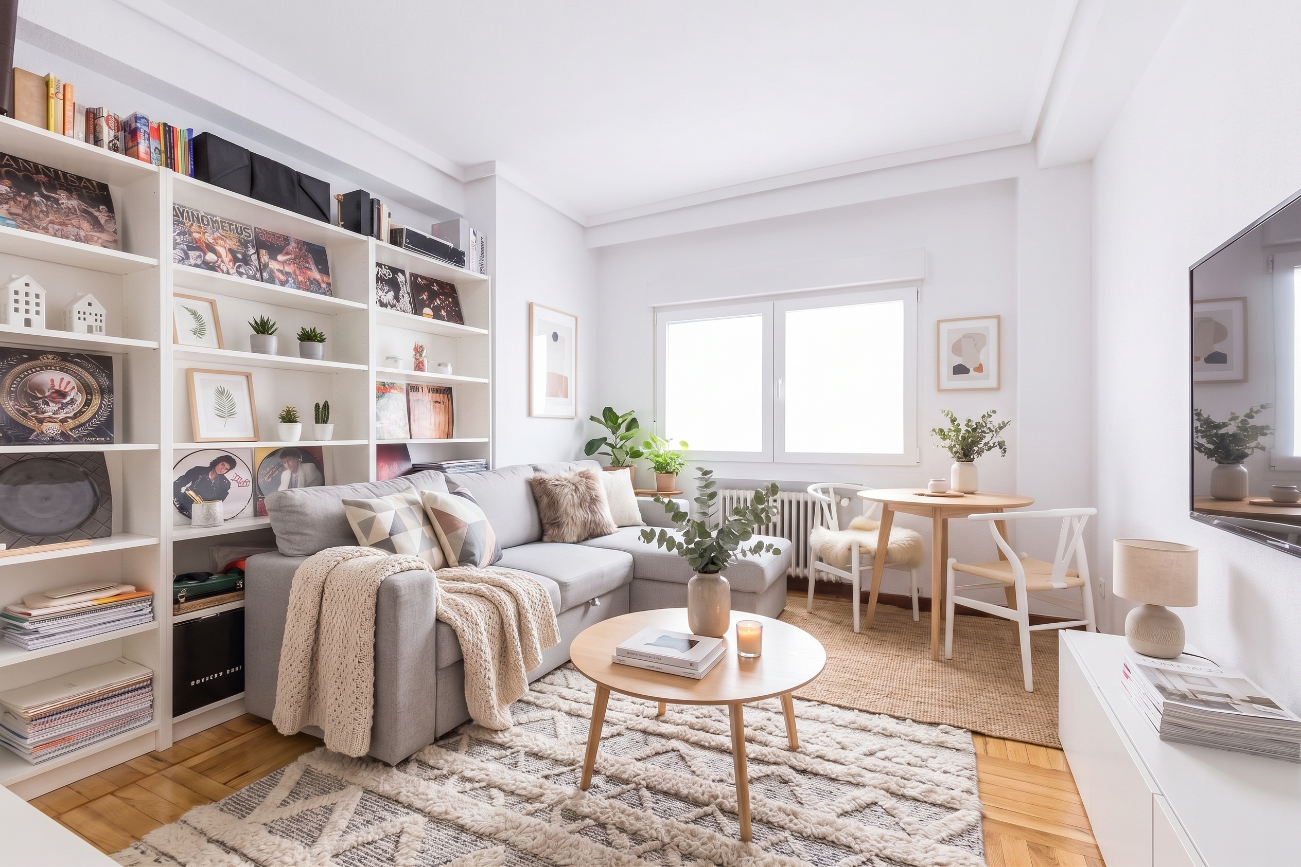 Bright 3-bedroom property with private patio in the Acacias neighborhood. [AI-modified]