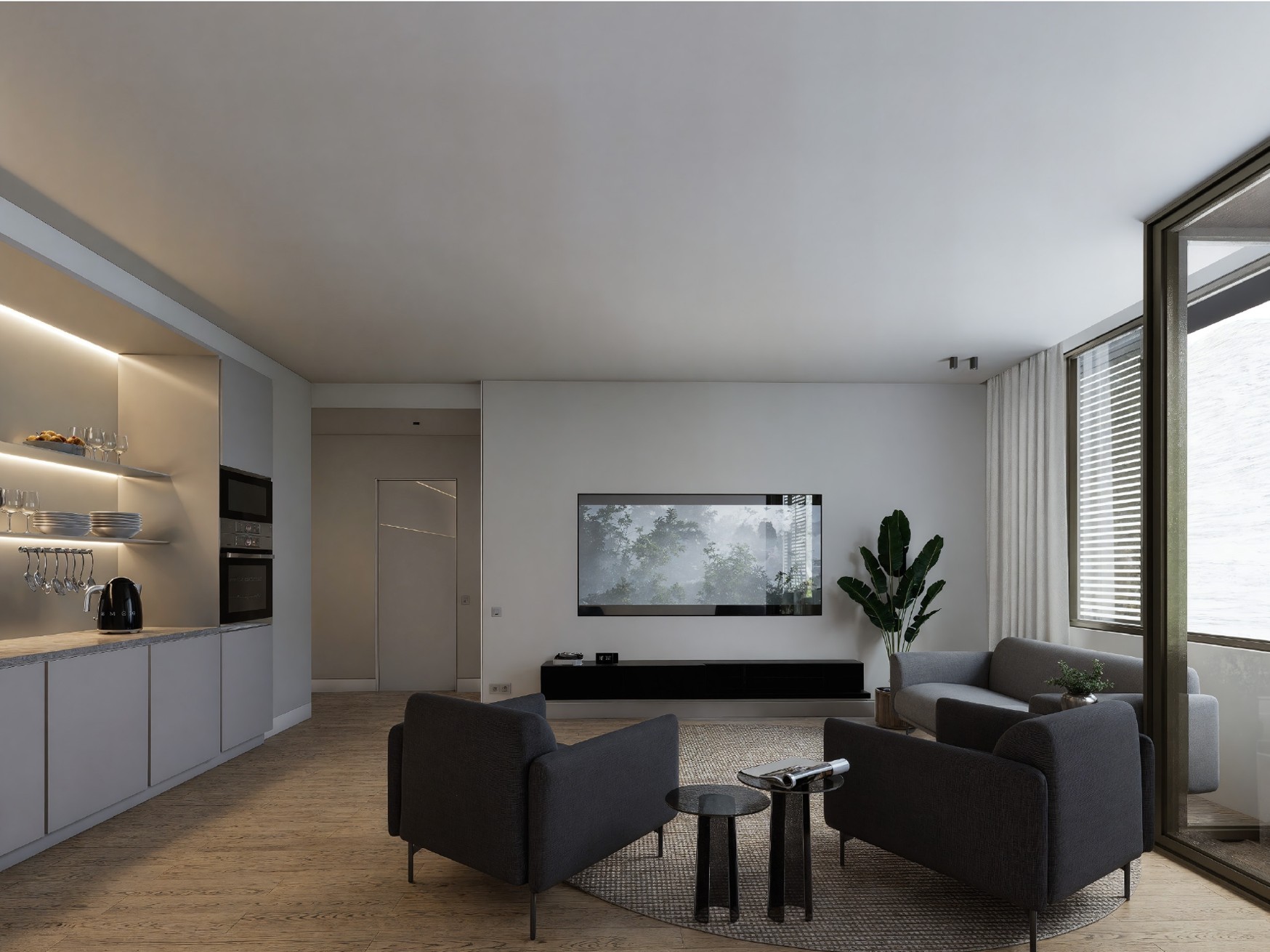 Apartamento luminoso con jardín en el centro de Encamp