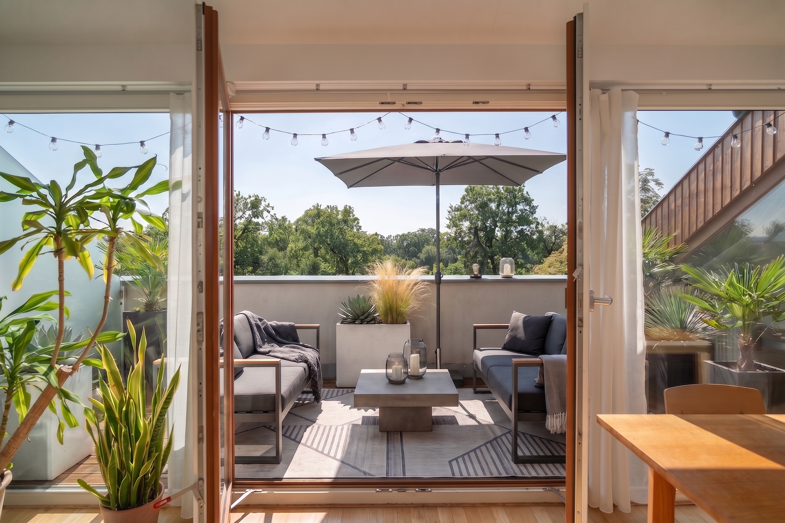 Lichtdurchflutete Maisonette mit Balkon – Wohnkomfort trifft Geschichte [KI-modifiziert]