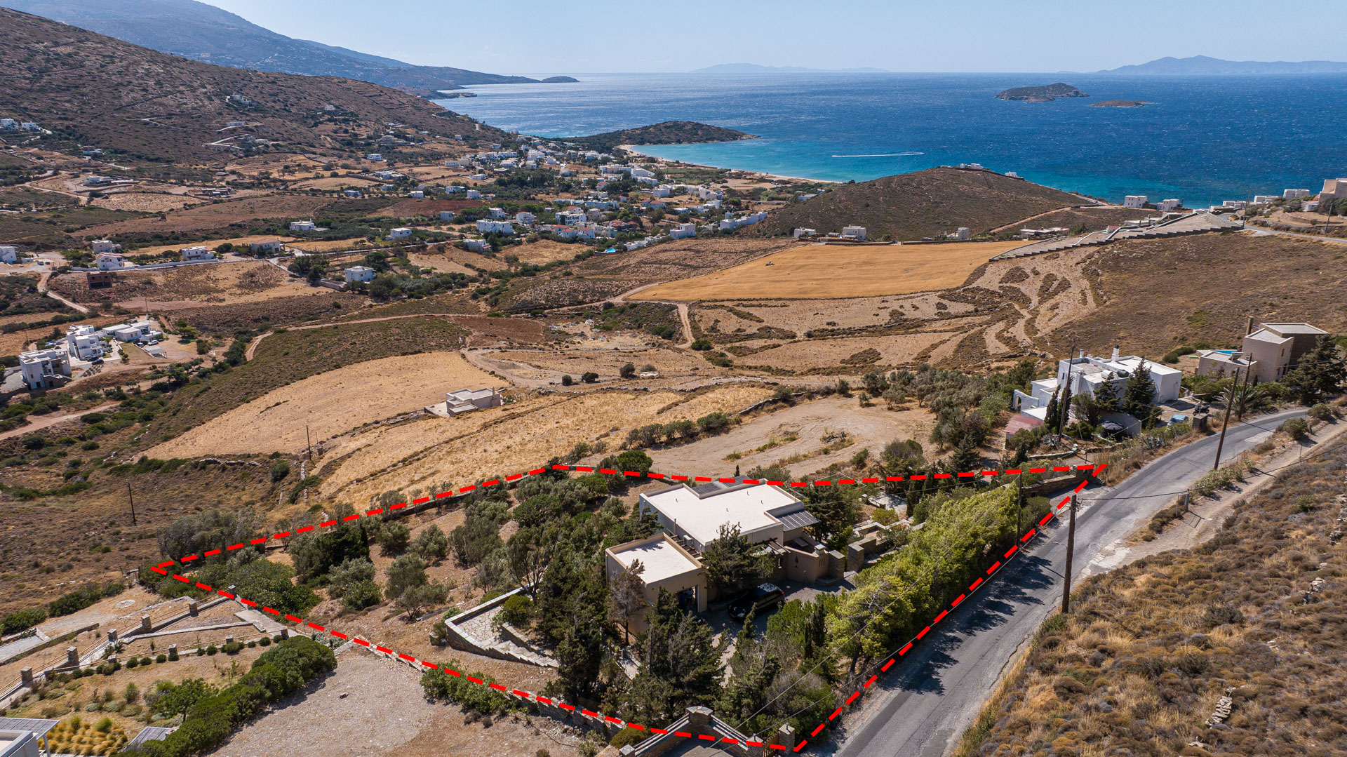 Stylish Two-Storey House with Stunning Views in Andros