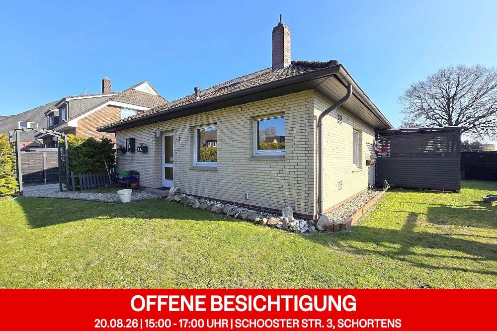 Gepflegter Bungalow in Schortens/ Ostiem
