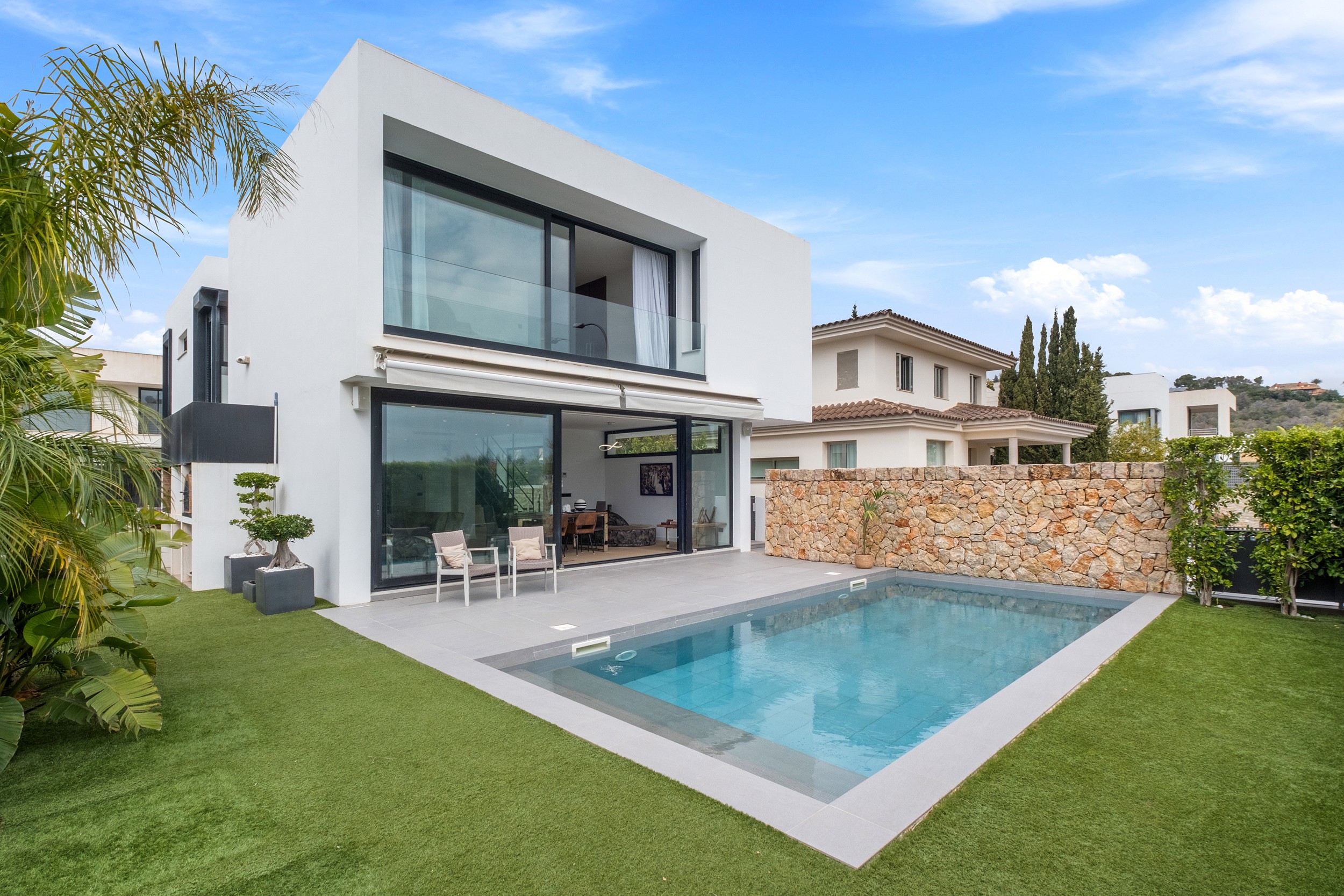 Modern villa in Son Puig with panoramic views