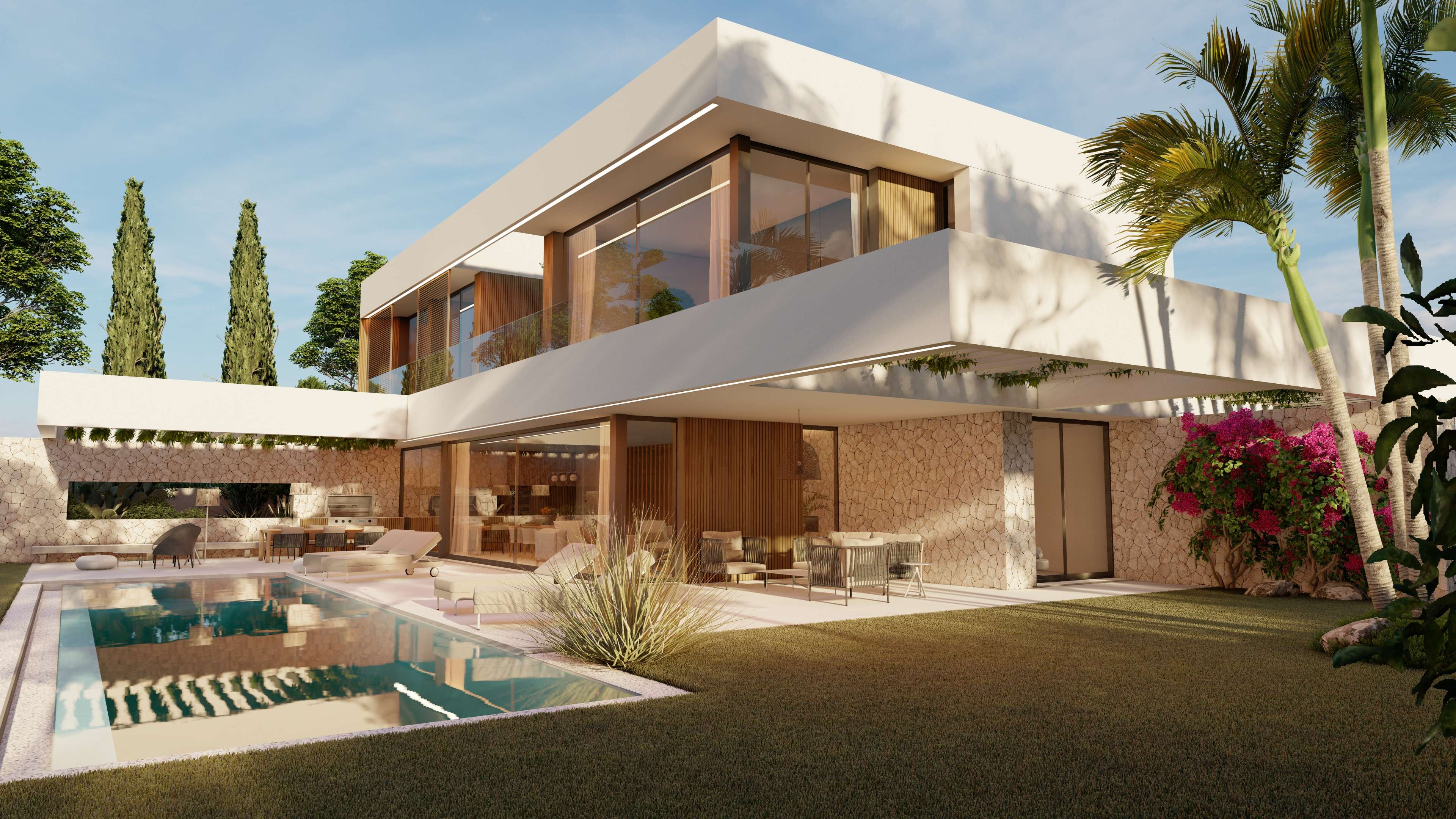Parcel·la amb projecte de vila unifamiliar amb vistes al mar