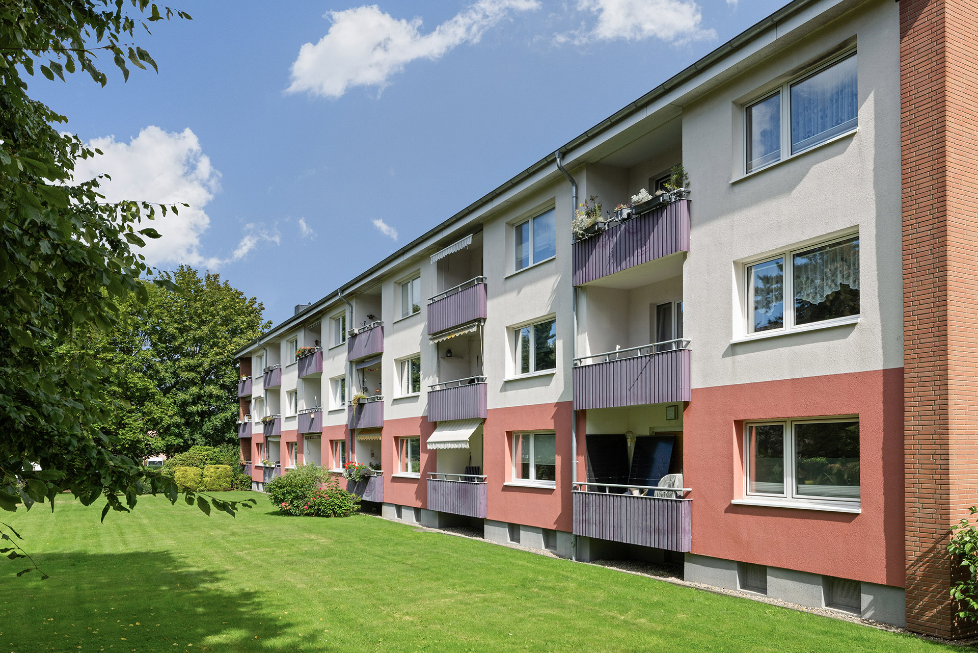 Mitten im Leben, voll im Grünen: Einziehen und Sonne tanken!
