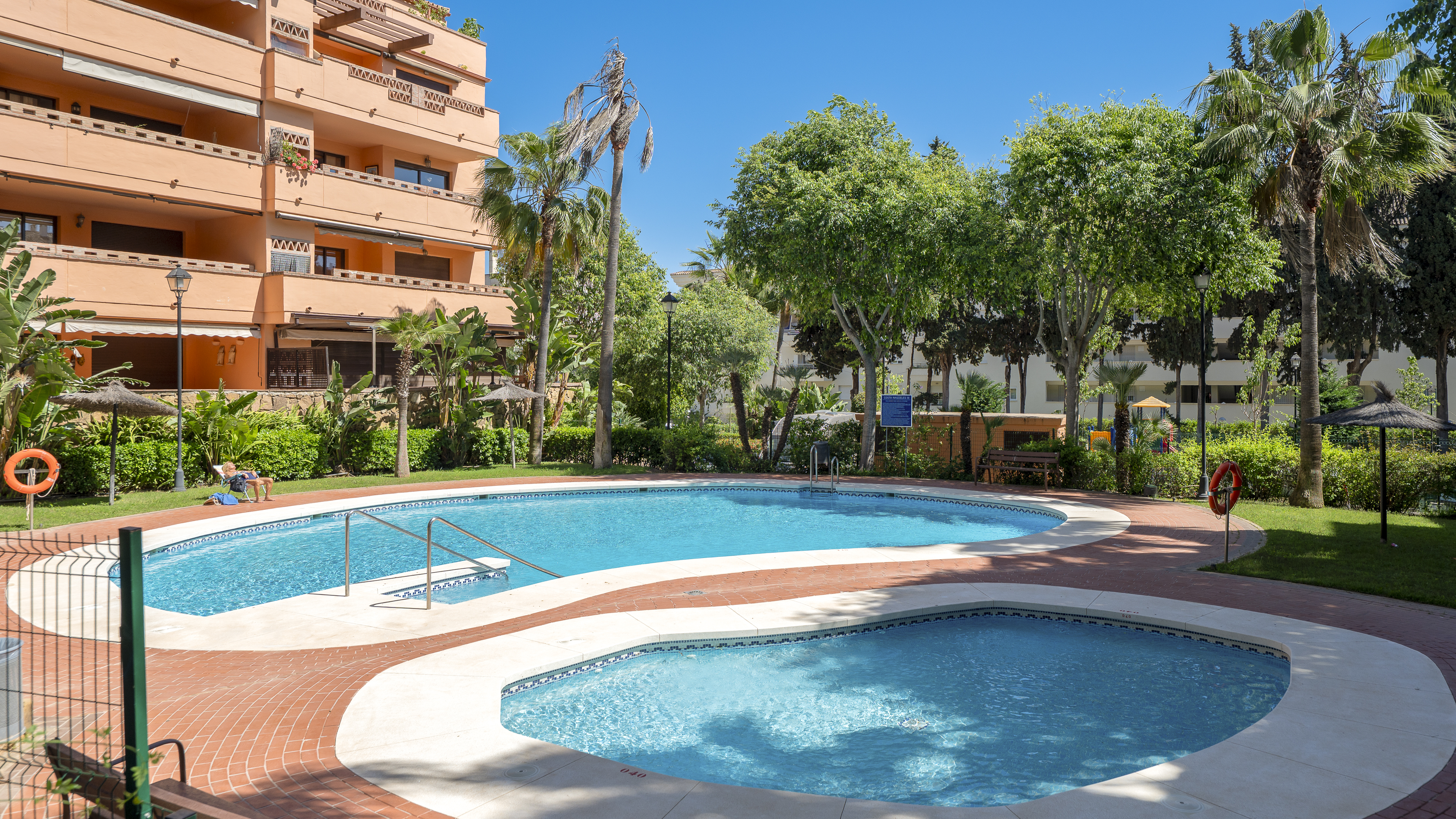 Serene Marbella Golden Mile Home with Spacious Terrace & Green Views