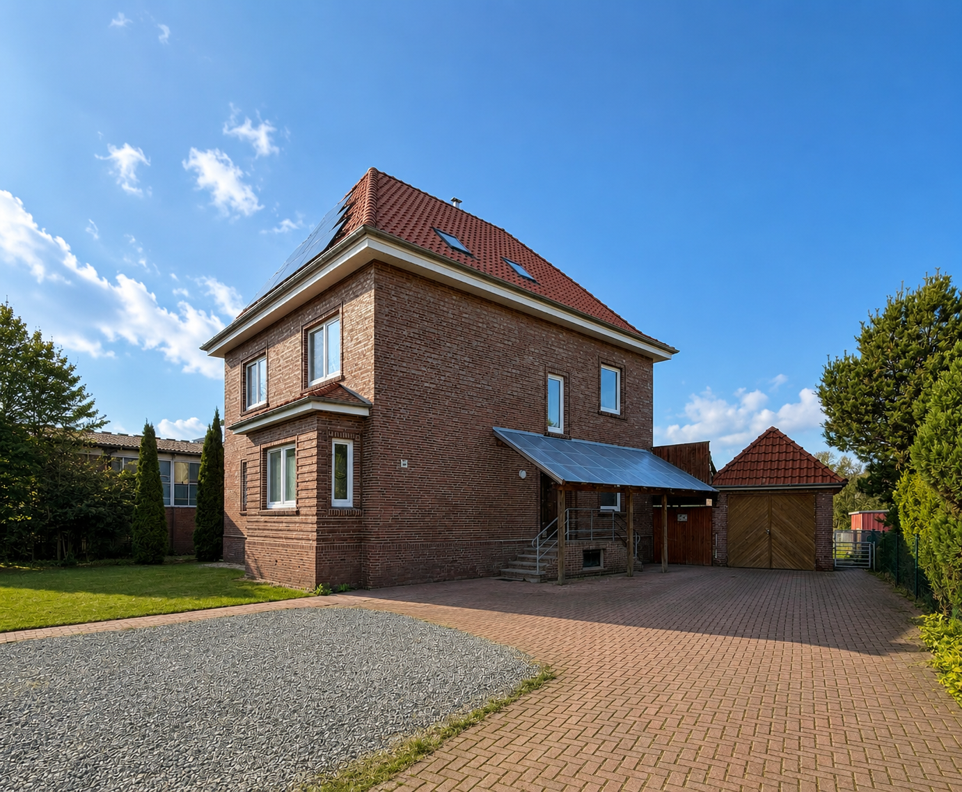 Vielseitig und Charakterstark: Stadtvilla auf großzügigem Grundstück [KI-modifiziert]