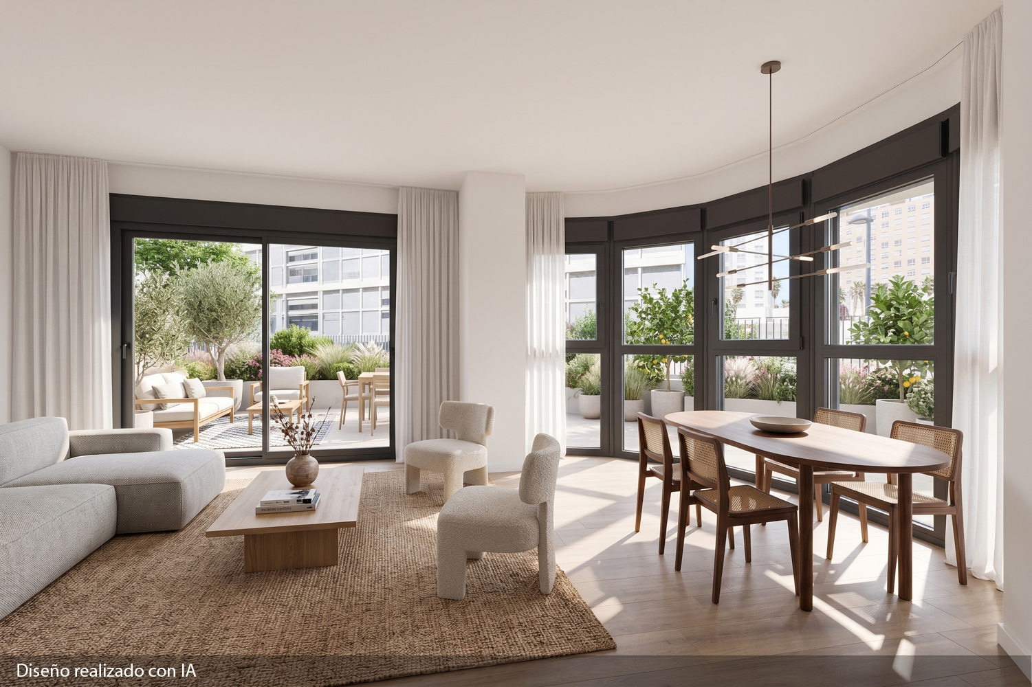 Vivienda a estrenar con jardin en Cortes Valencianas