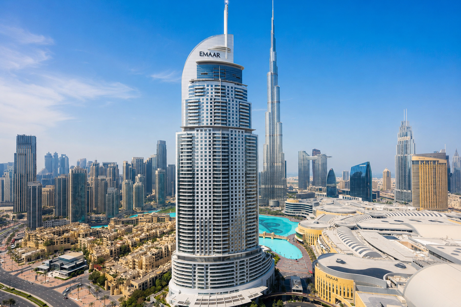 Burj Khalifa View | Luxurious | Bright