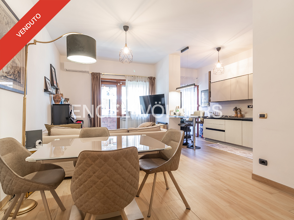 Modern three-room flat on Via Nocera Umbra