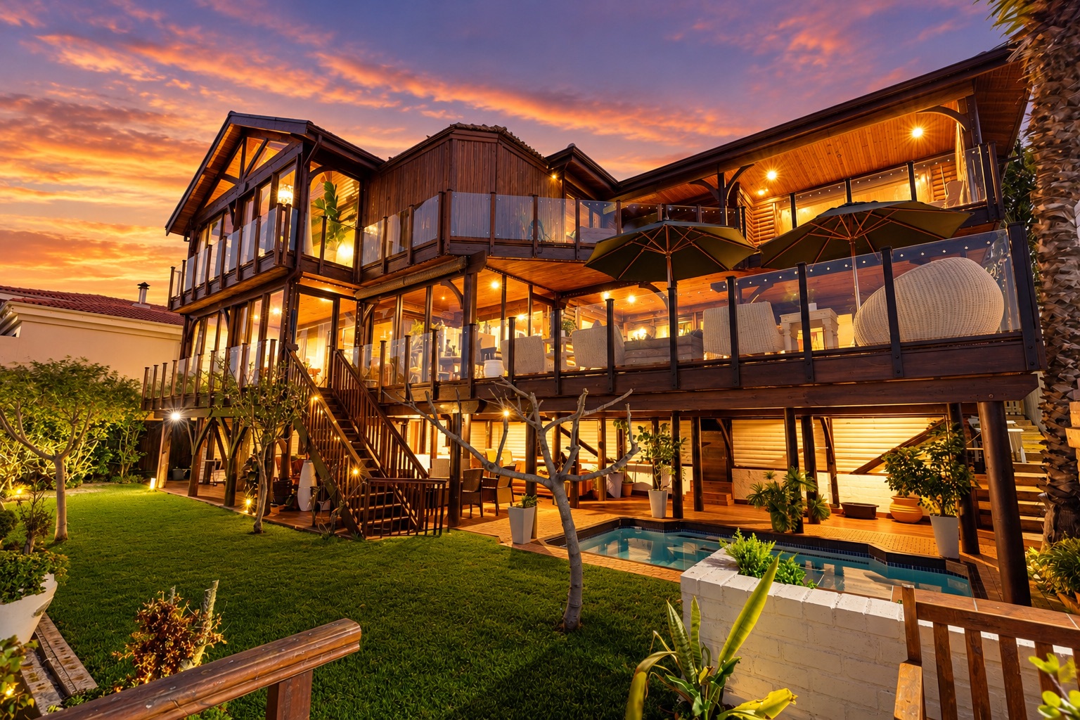 Magnificent Five-Bedroom Coastal Home For Sale with Panoramic Ocean and Harbour Views