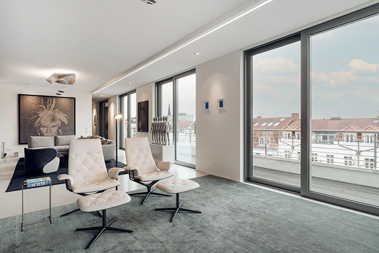 Wohnen mit Klasse Vollmöbliertes Penthouse im Kollwitzkiez - Photo 3