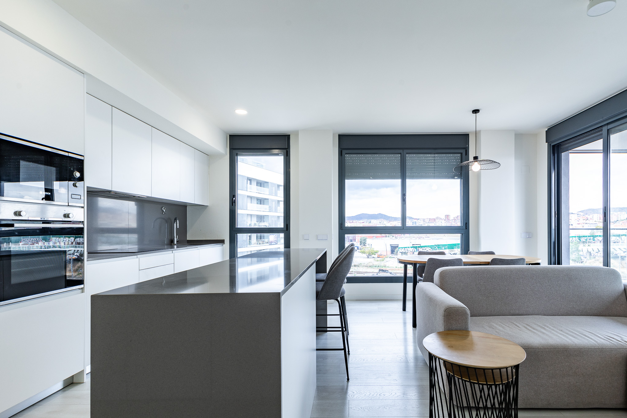 Spectacular apartment overlooking Badalona harbor