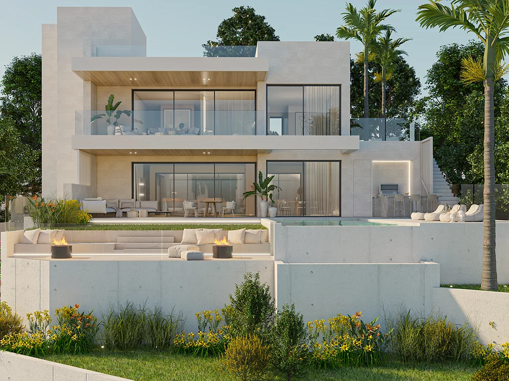Villa de lujo en construcción con preciosas vistas en Son Vida