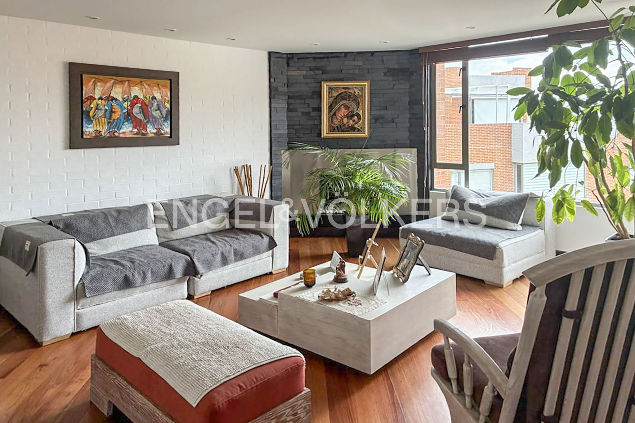 Apartamento con balcón para venta en Bosques de la Cañada