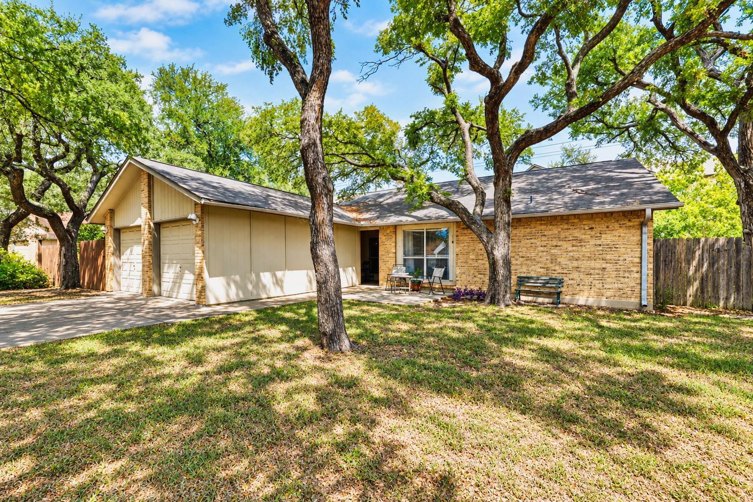 Updated Duplex with Private Yard & Attached Garage